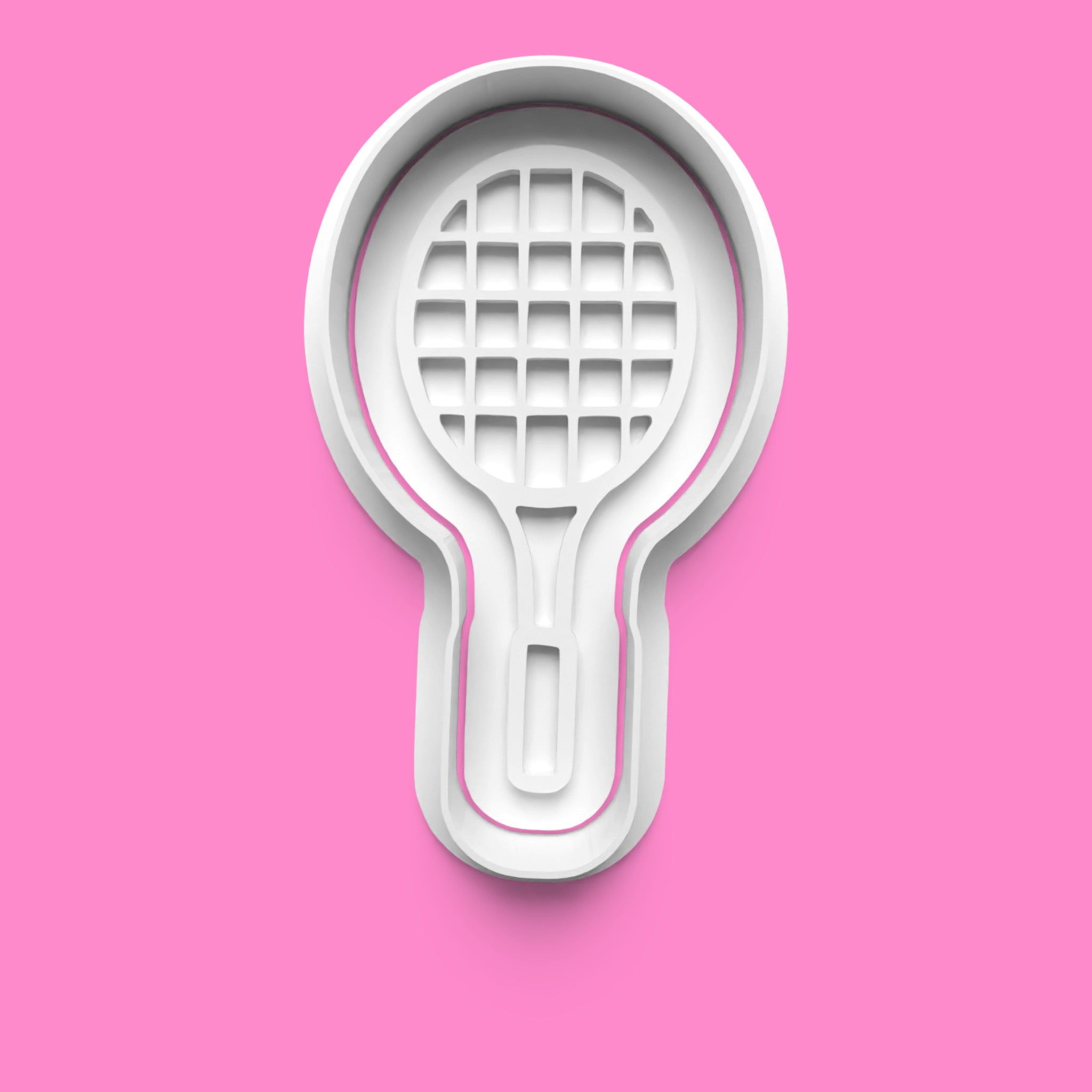 Badminton Cookie Cutters & Stamps | Sports Baking Set | PLA