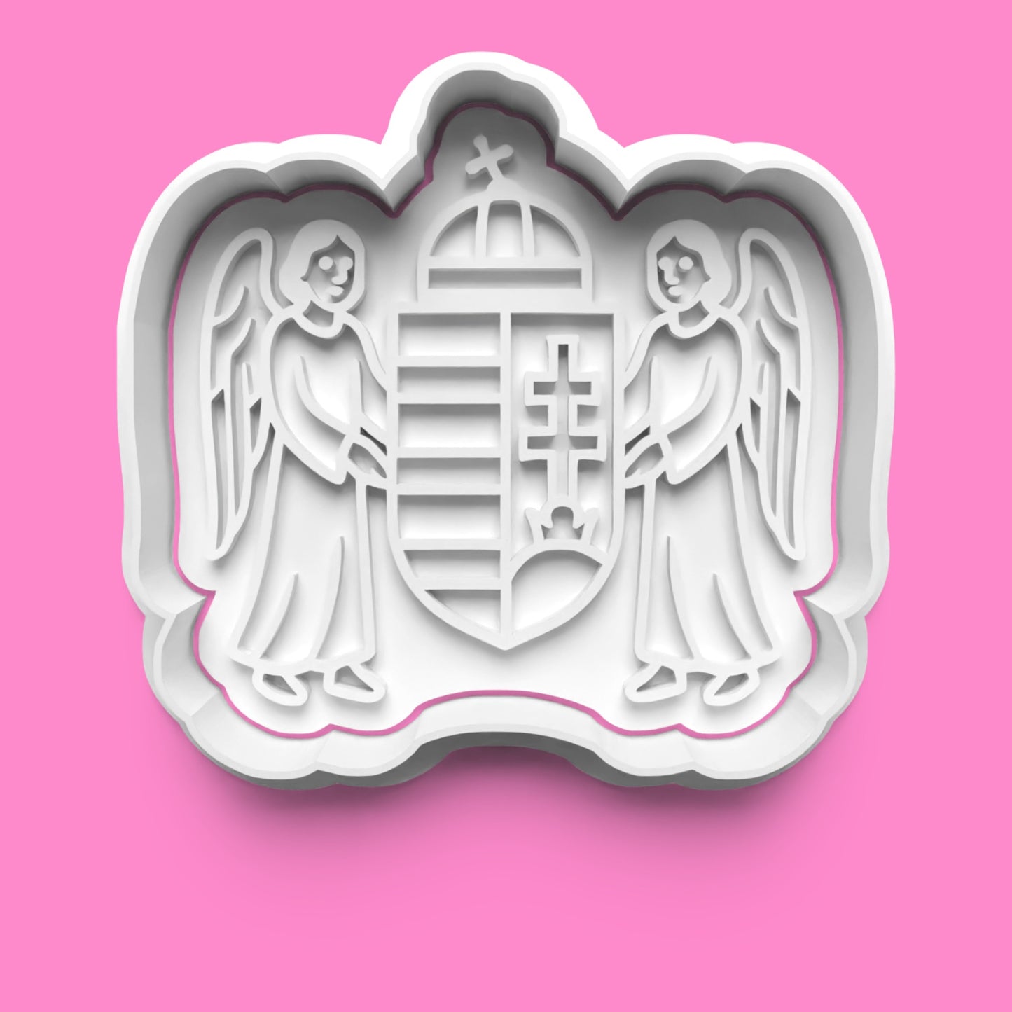Hungary Cookie Cutter & Embosser Stamp | Country Theme | PLA