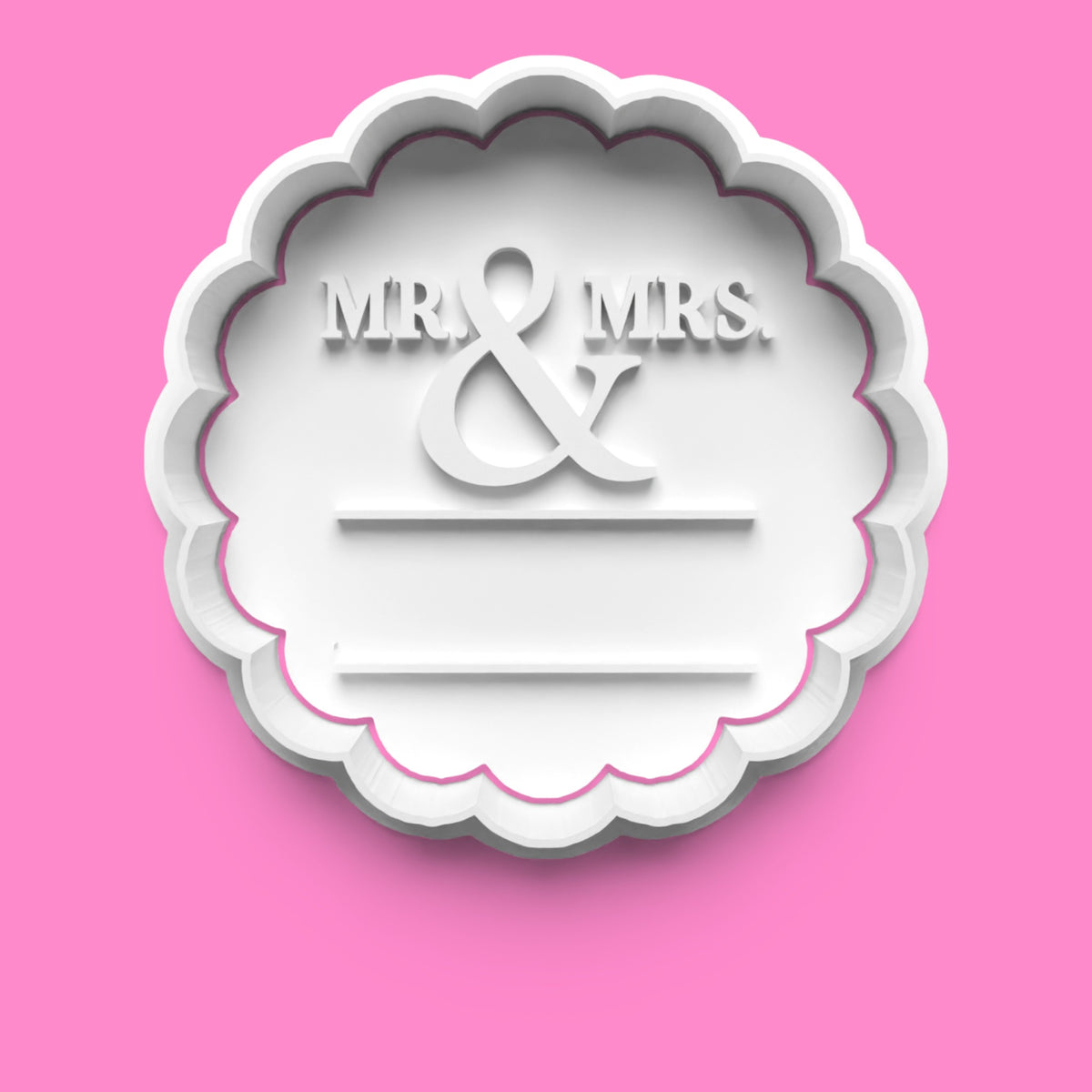 Customisable Wedding Day Cookie Cutter & Embosser Set – 4-Piece Personalised Bridal Collection