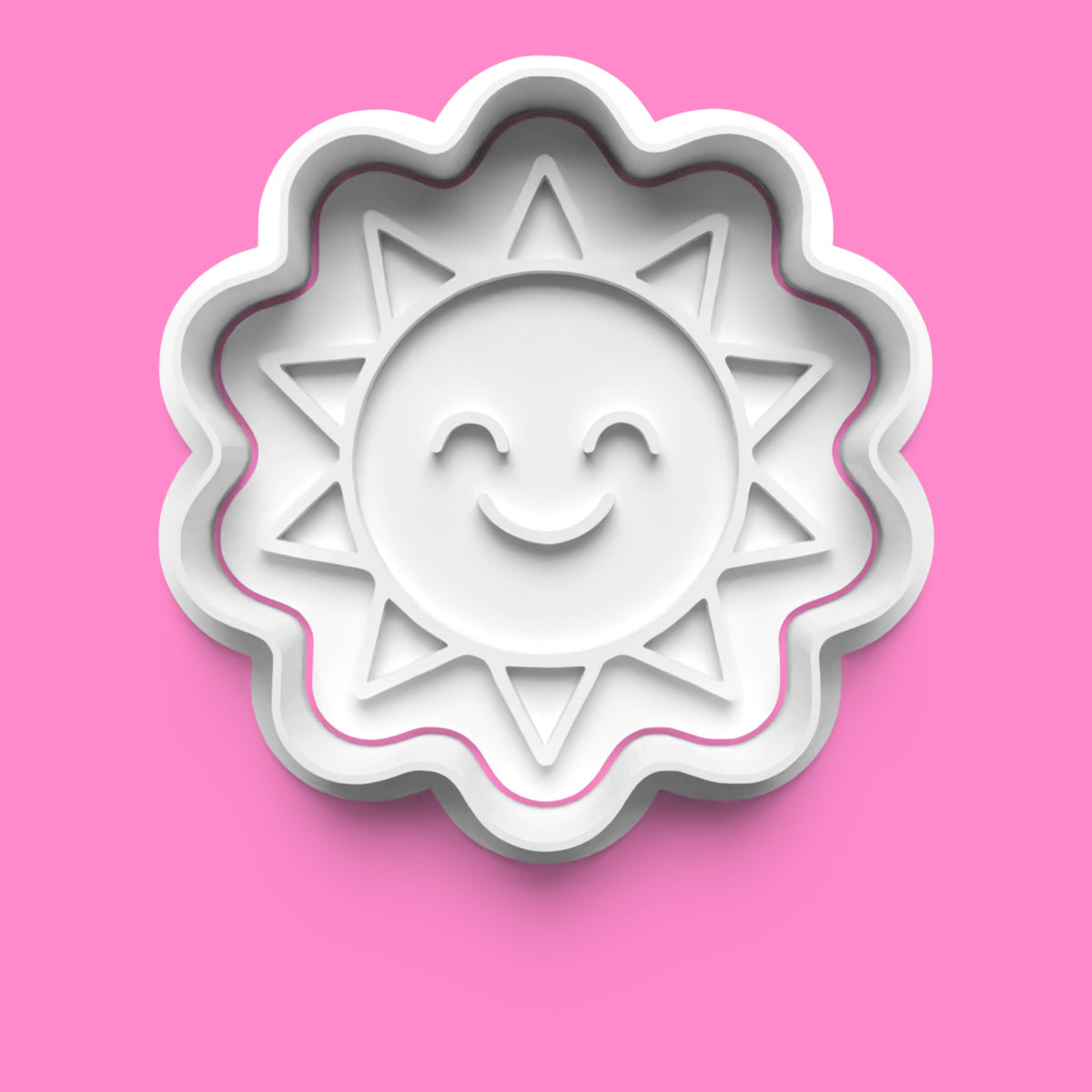 Summer Cookie Cutter & Embosser Set – 4-Piece Sunshine & Beach Baking Collection