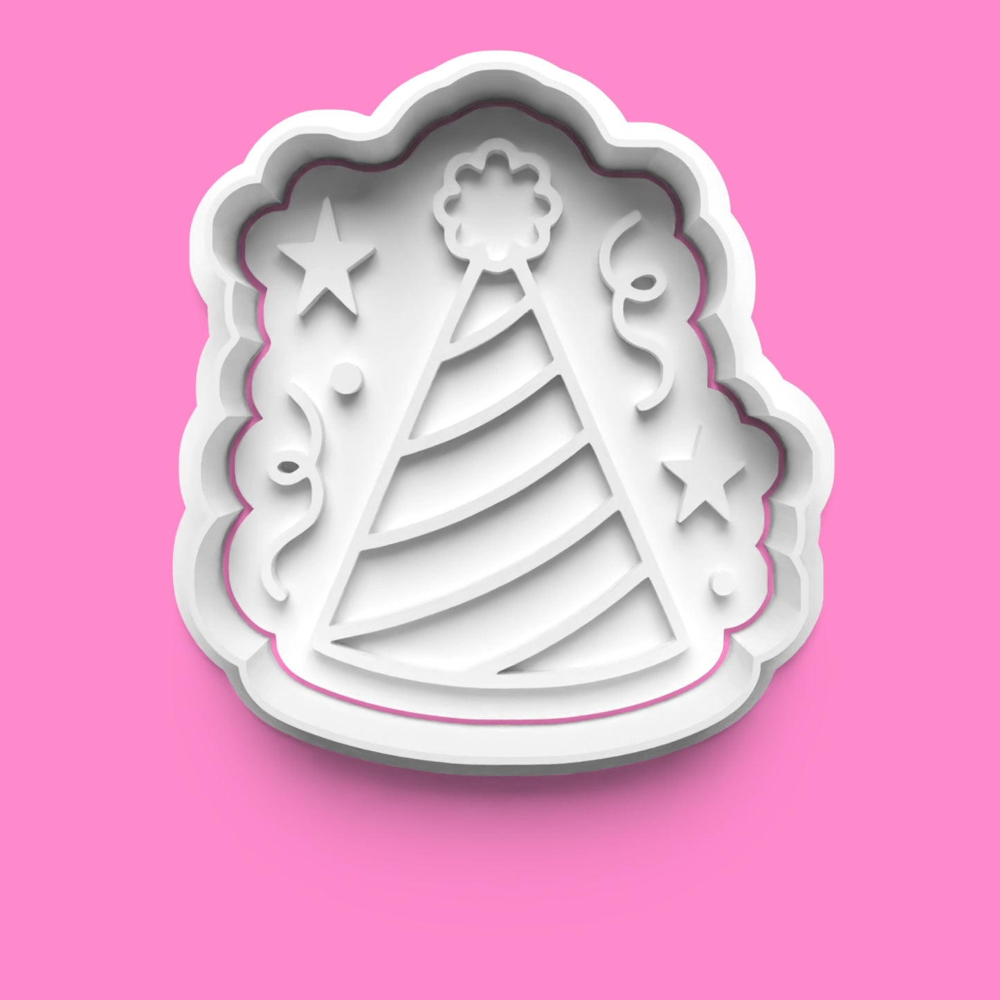 Birthday Cookie Cutter & Embosser Set – 4-Piece Celebration Baking Collection