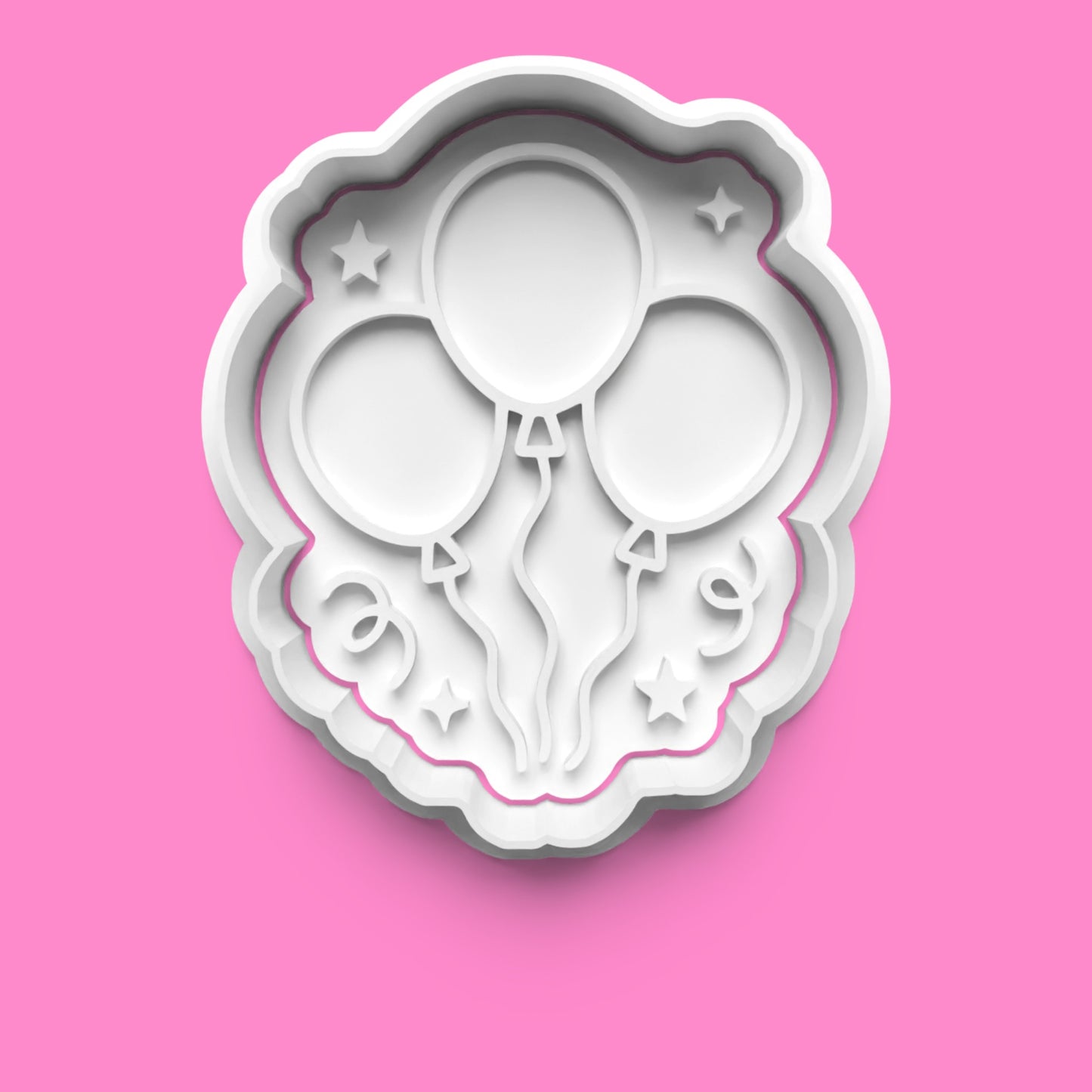 Birthday Cookie Cutter & Embosser Set – 4-Piece Celebration Baking Collection