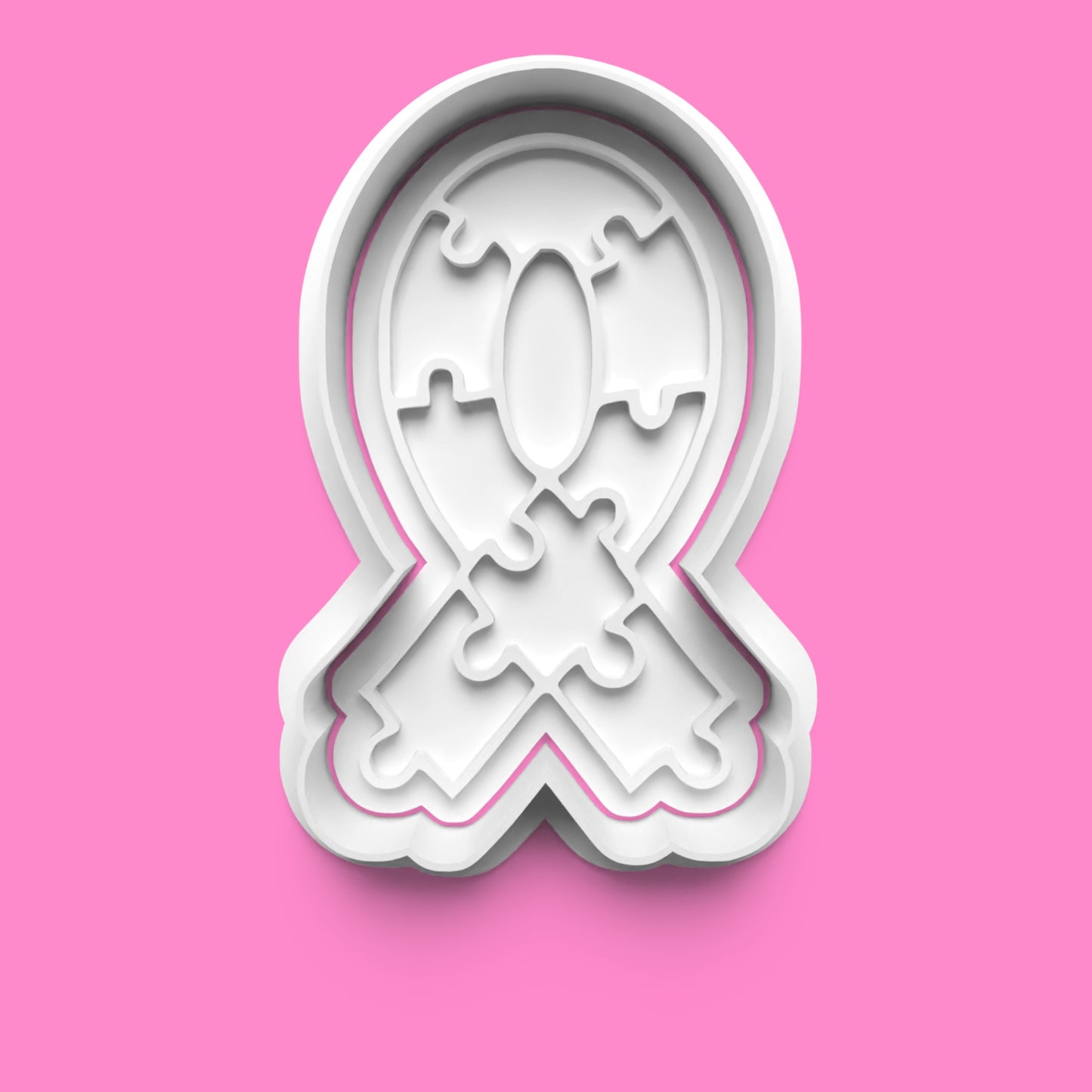 Autism Awareness Cookie Cutter & Embosser Set – 4-Piece Spectrum-Inspired Collection