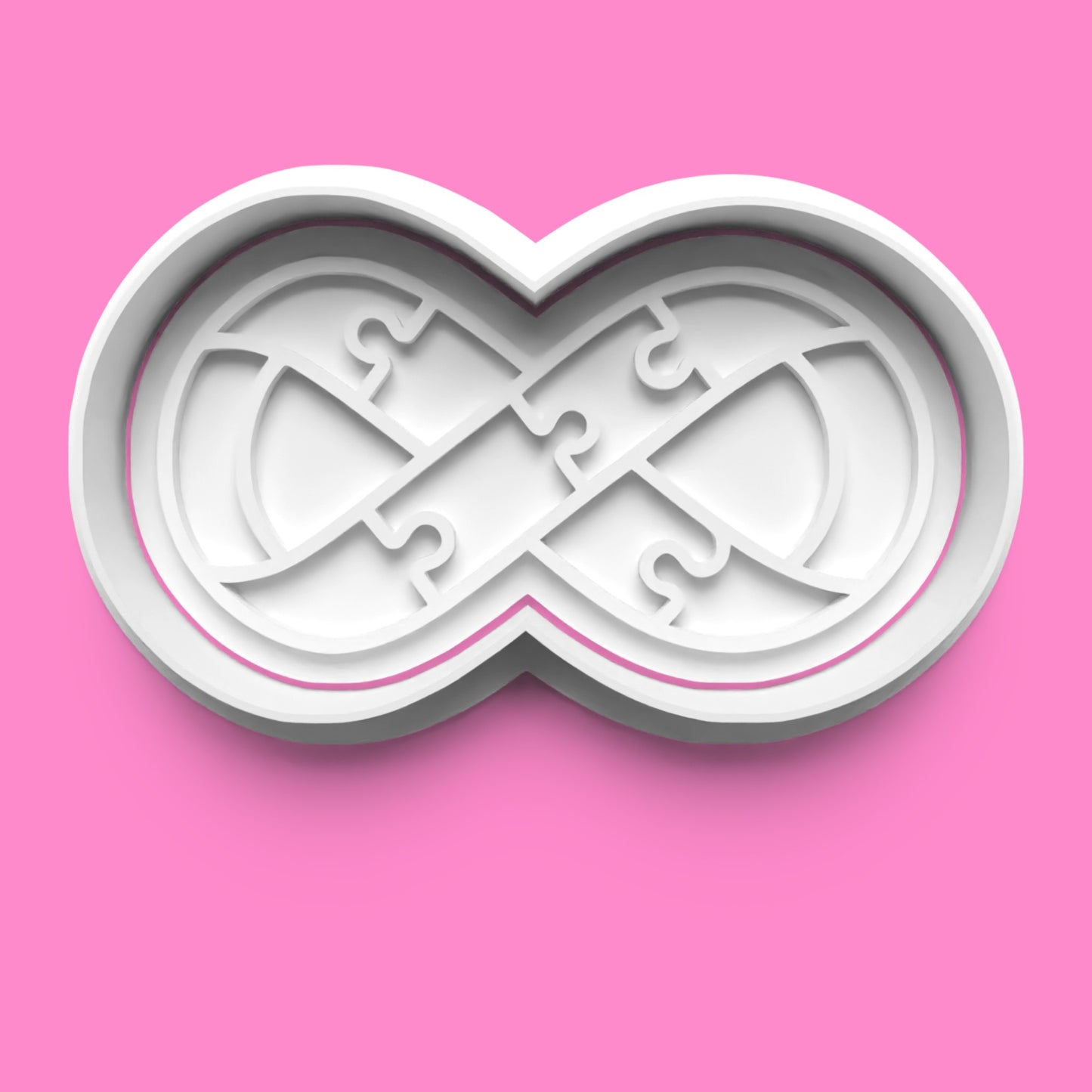 Autism Awareness Cookie Cutter & Embosser Set – 4-Piece Spectrum-Inspired Collection