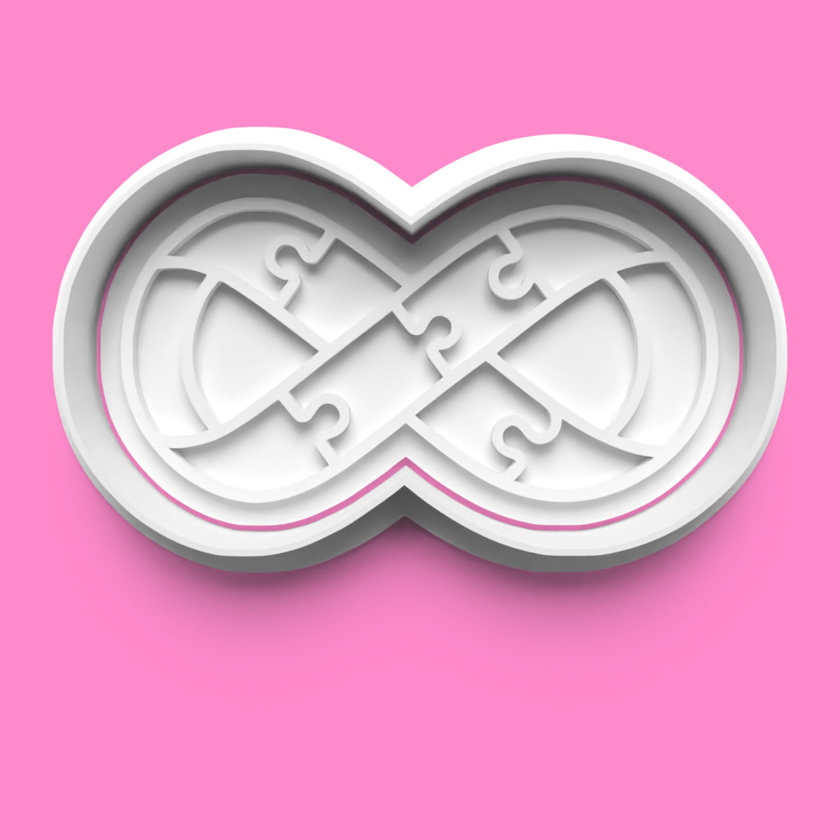 Autism Awareness Cookie Cutter & Embosser Set – 4-Piece Spectrum-Inspired Collection