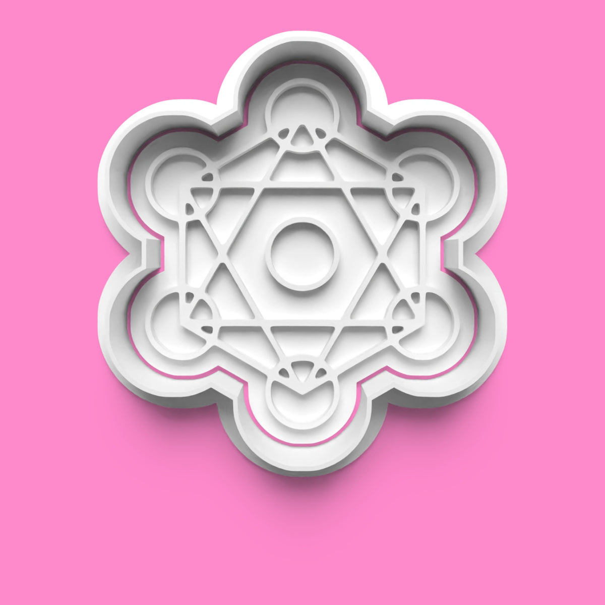Esoteric Geometry Cookie Cutter & Embosser Set – 4-Piece Sacred Symbol Collection