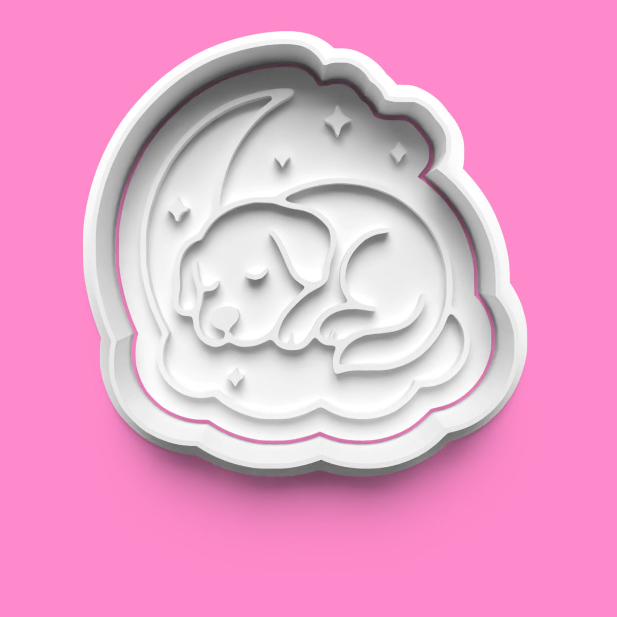 Dog Memory Cookie Cutter & Embosser Set – 4-Piece Pet Remembrance Collection
