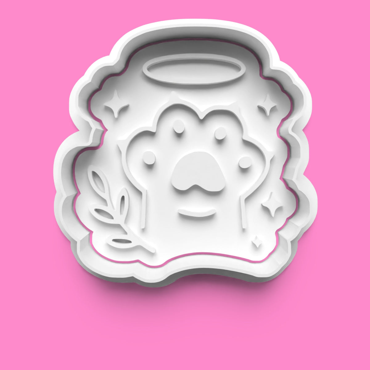 Cat Memory Cookie Cutter & Embosser Set – 4-Piece Pet Remembrance Collection