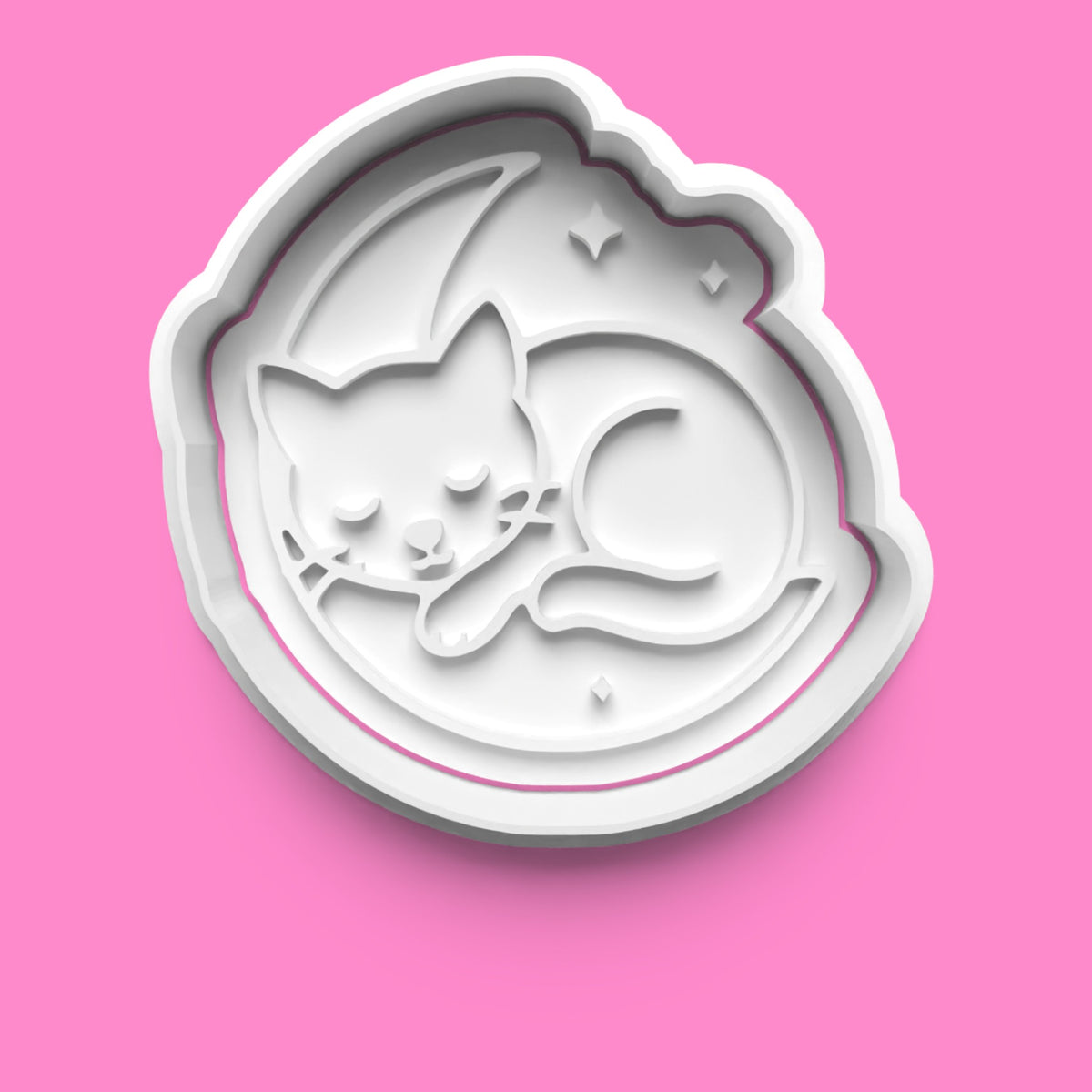Cat Memory Cookie Cutter & Embosser Set – 4-Piece Pet Remembrance Collection