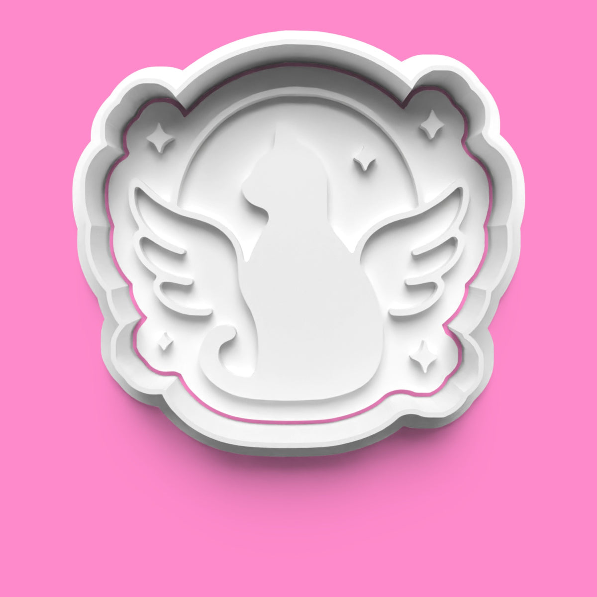Cat Memory Cookie Cutter & Embosser Set – 4-Piece Pet Remembrance Collection