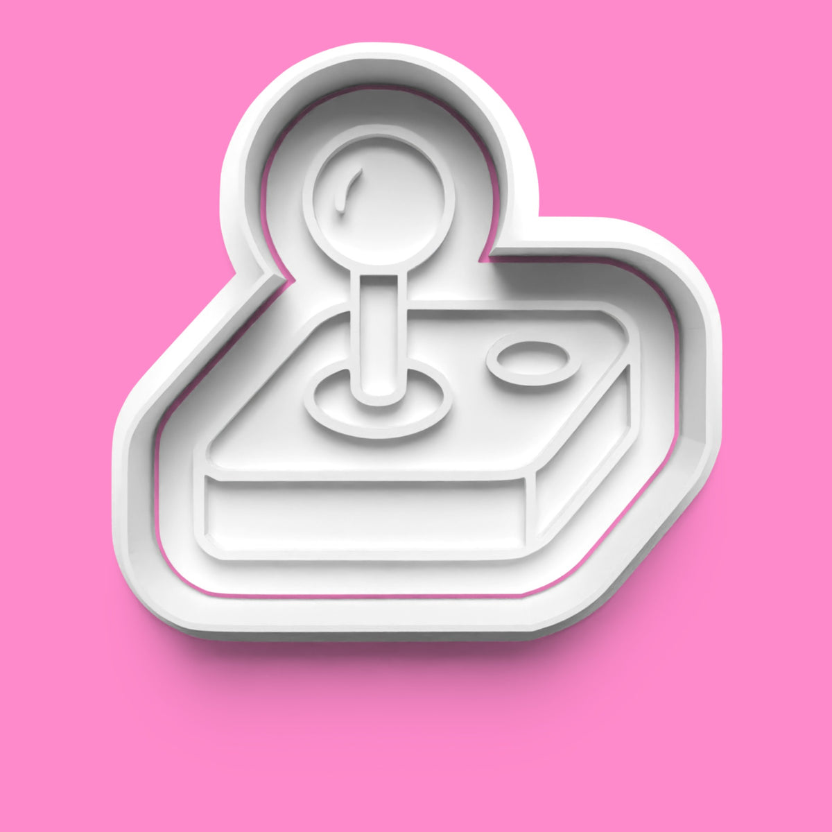 Retro Game Cookie Cutter & Embosser Set – 4-Piece Arcade-Inspired Collection