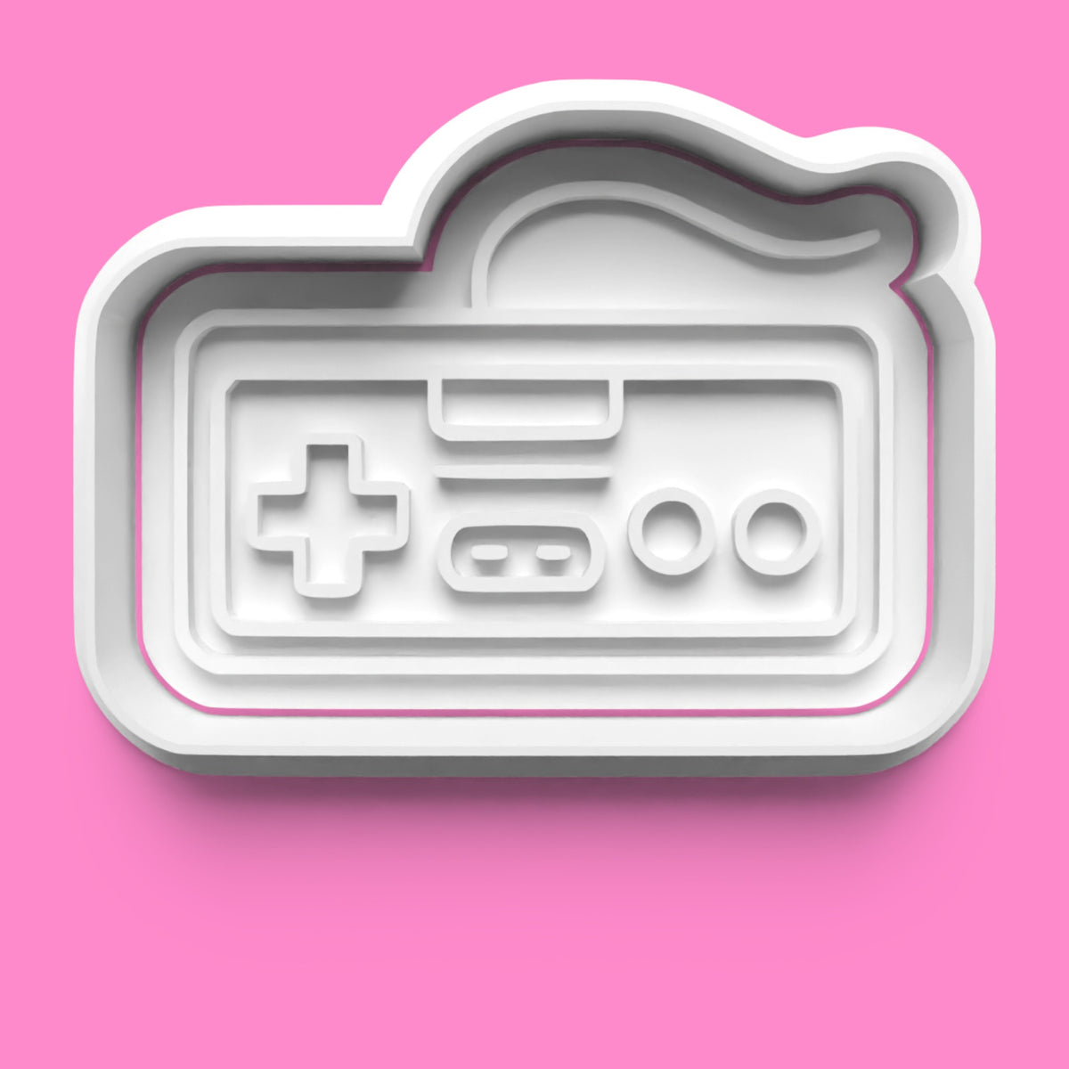Retro Game Cookie Cutter & Embosser Set – 4-Piece Arcade-Inspired Collection