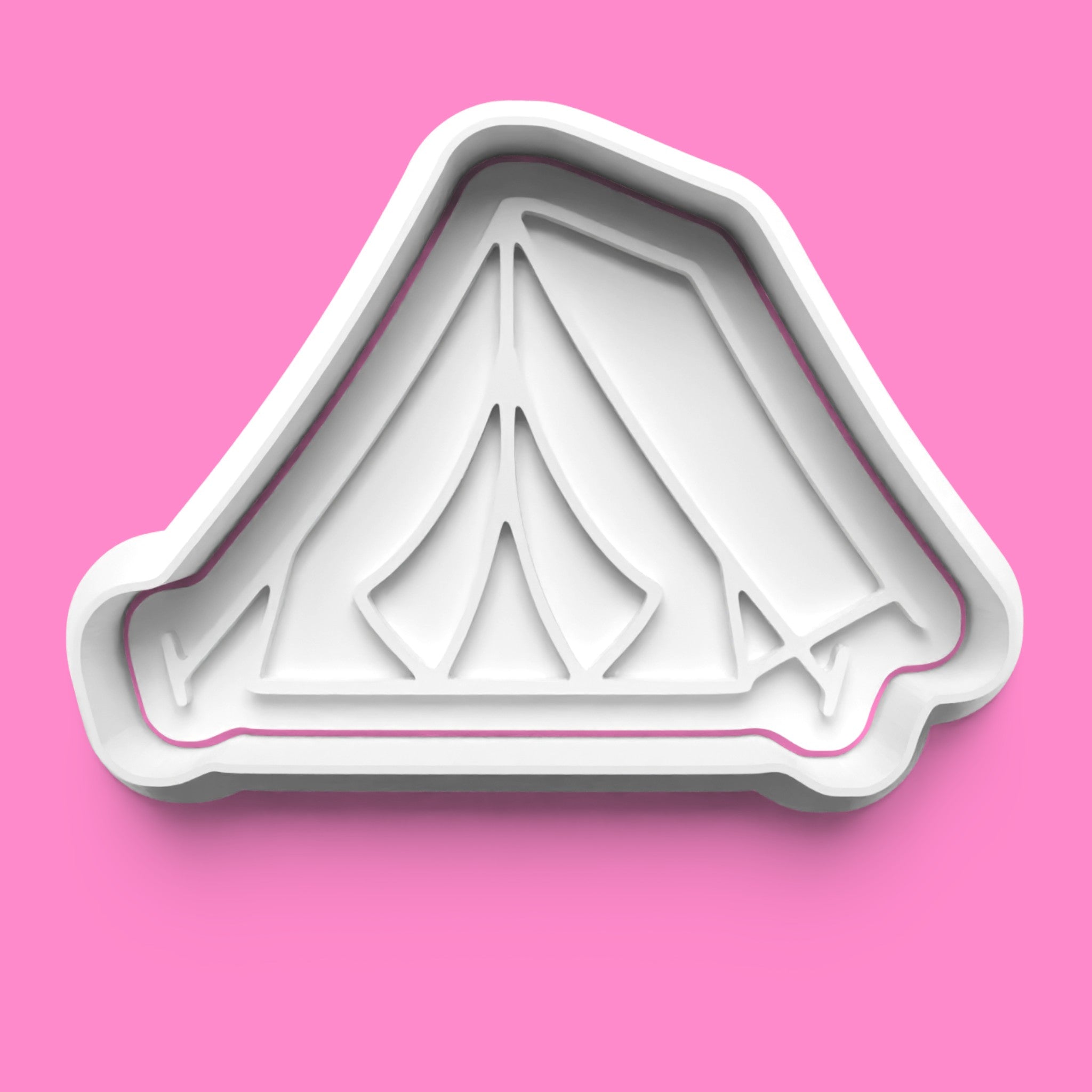 Camping Cookie Cutter & Embosser Set – 4-Piece Outdoor Adventure Collection