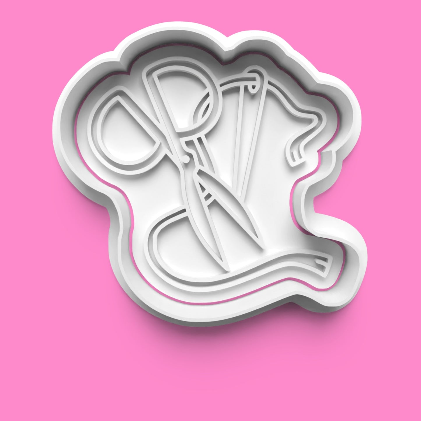 Sewing & Quilting Cookie Cutter Set – 4 Crafty Cookie Shapes