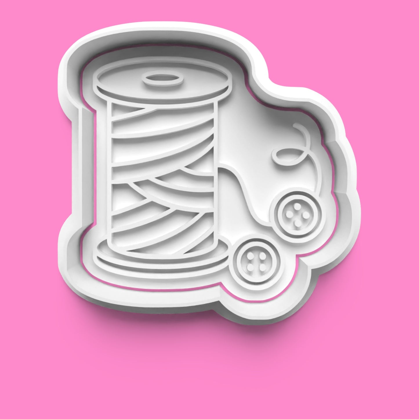 Sewing & Quilting Cookie Cutter Set – 4 Crafty Cookie Shapes