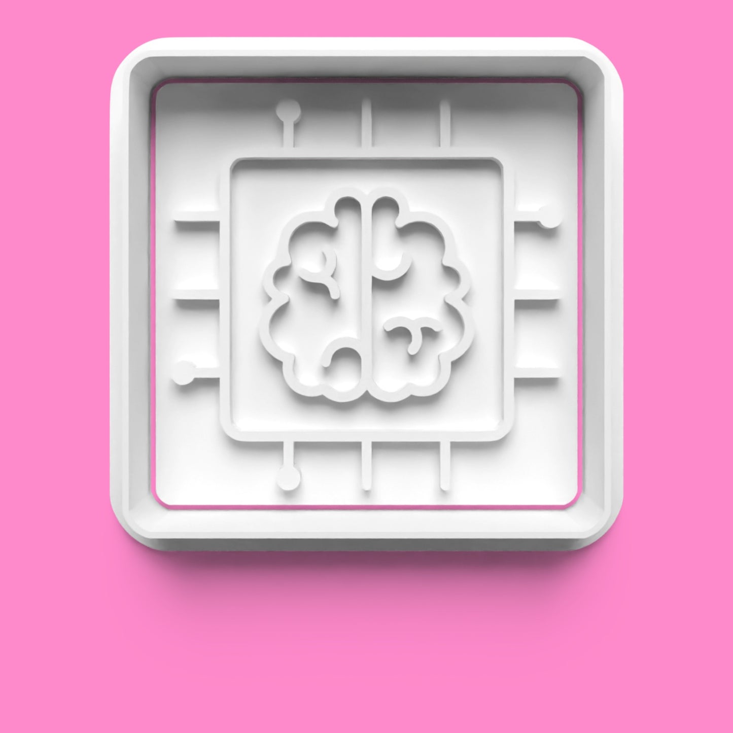 AI Cookie Cutter & Embosser Stamp Set – Futuristic Tech-Inspired Collection