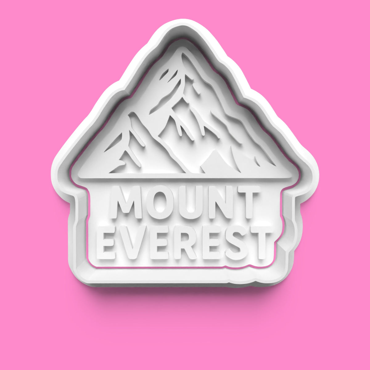 Famous Mountain Climbs Cookie Cutter & Embosser Stamp Set – Everest, K2 & More