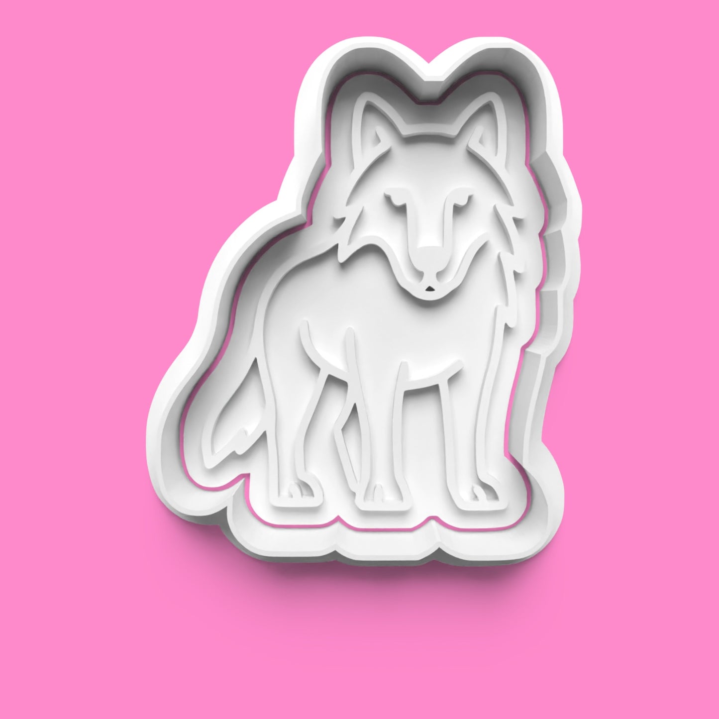 Wolves Cookie Cutter & Embosser Stamp Set – Wild Animal Collection