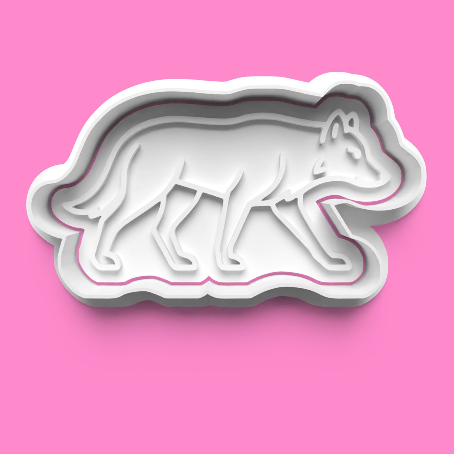 Wolves Cookie Cutter & Embosser Stamp Set – Wild Animal Collection