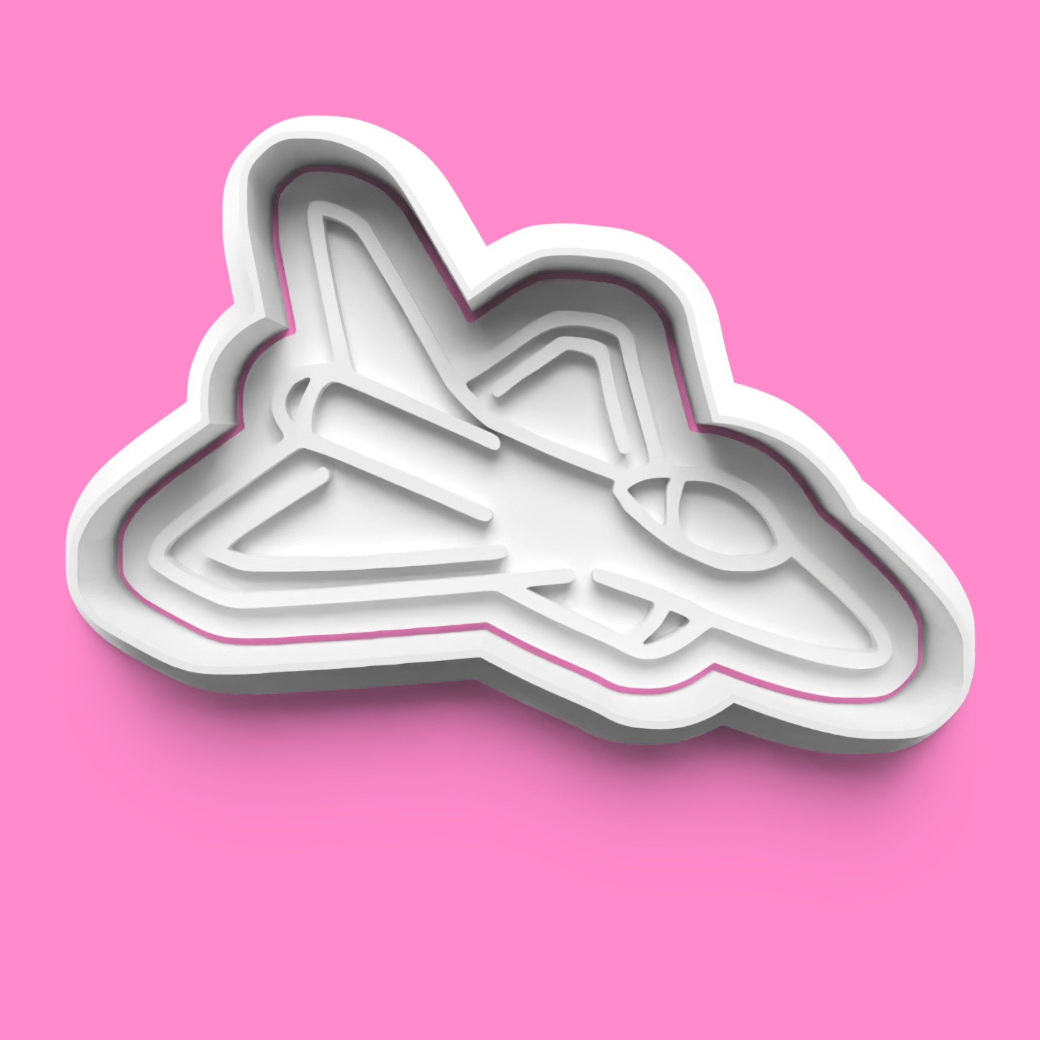 Fighter Jets Cookie Cutter & Embosser Stamp Set – Aviation Collection