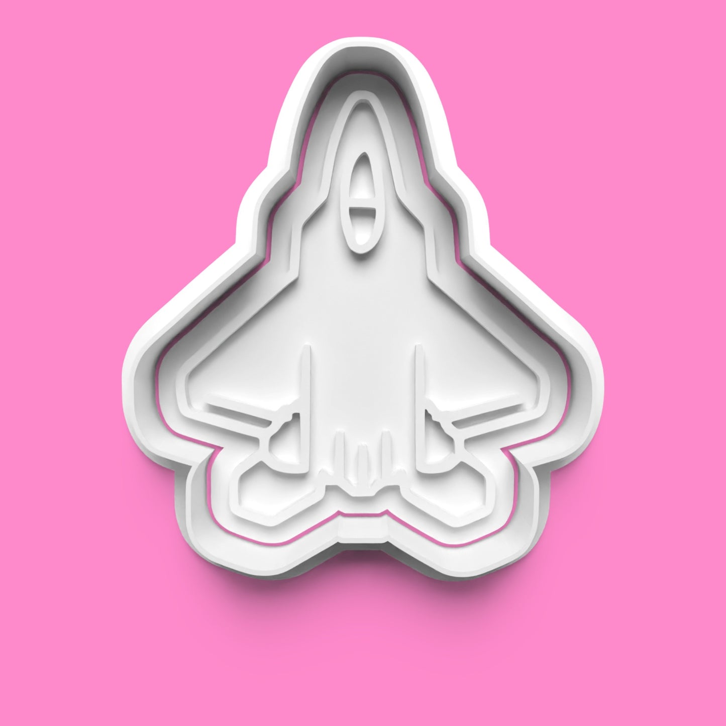 Fighter Jets Cookie Cutter & Embosser Stamp Set – Aviation Collection