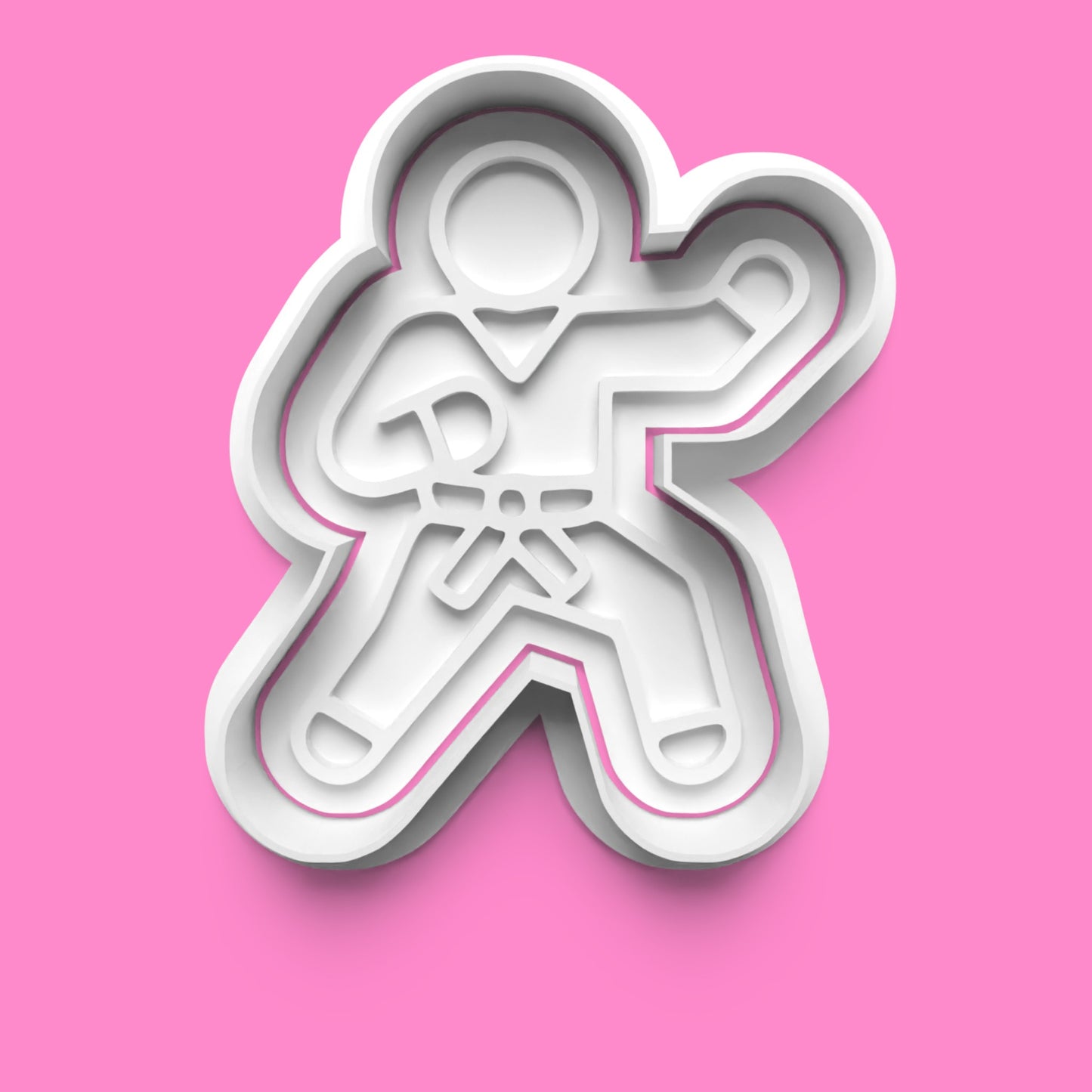 Karate Cookie Cutter & Embosser Stamp Set – Martial Arts Collection