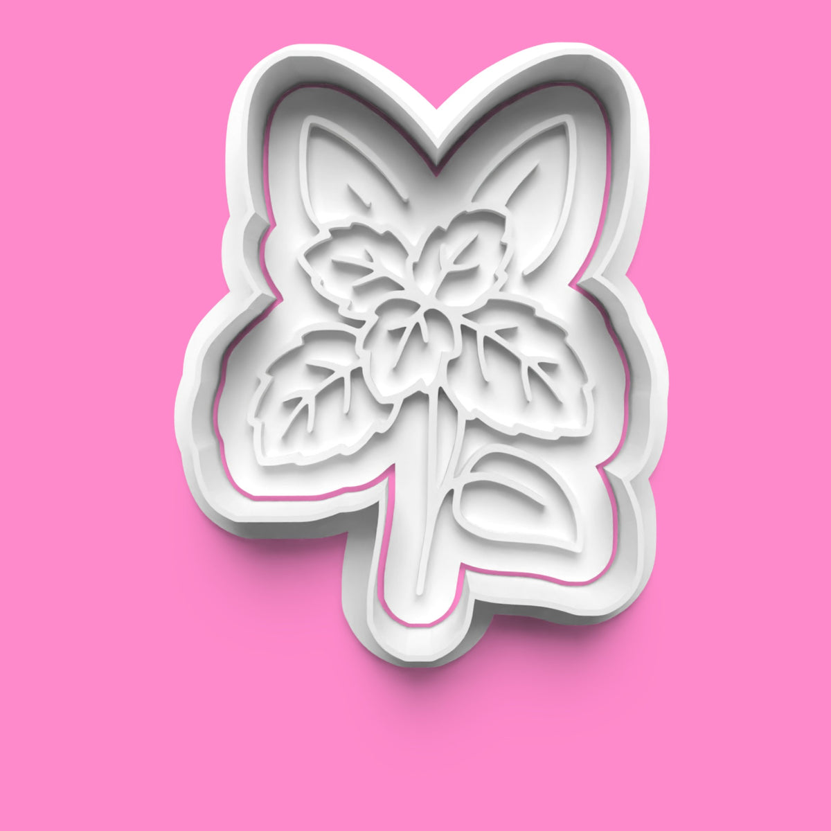 Garden Herb Set – Cookie Cutter & Embosser Stamp Set