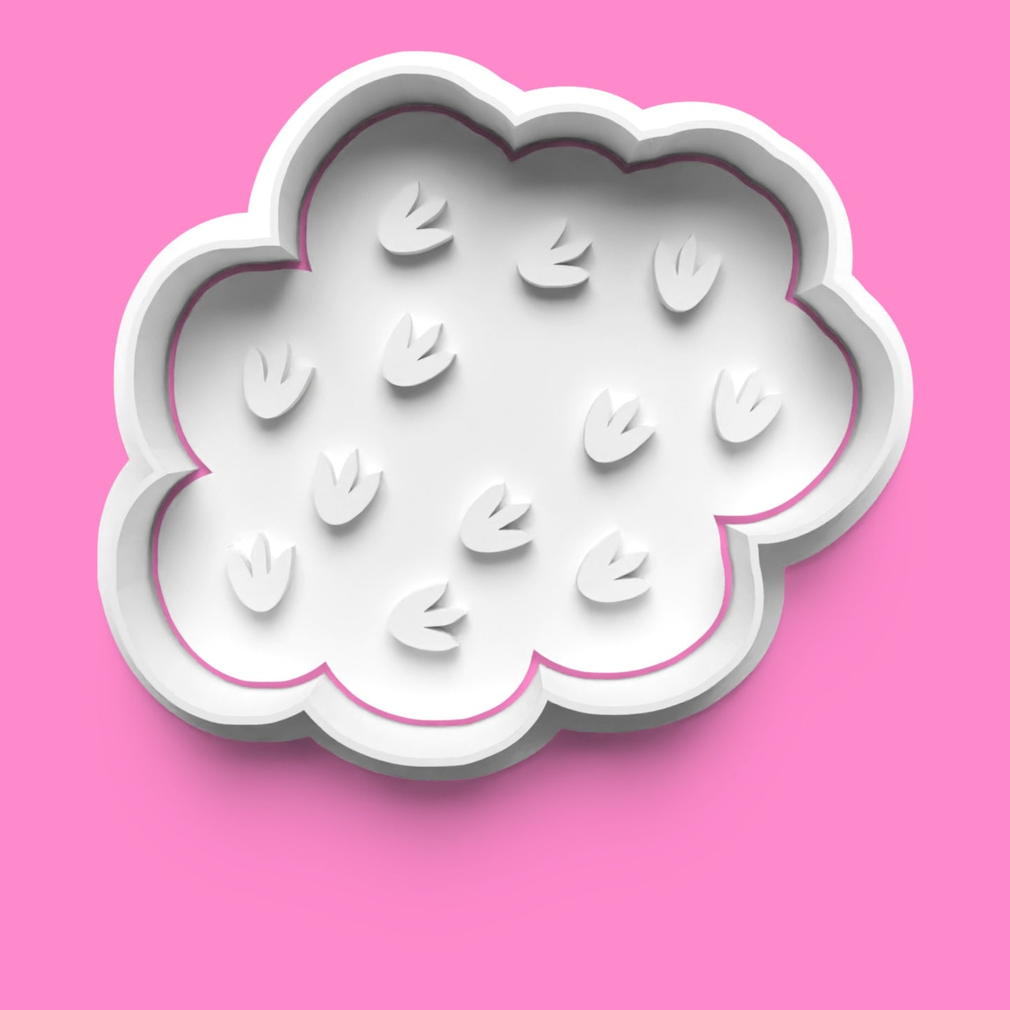 Dinosaur Set 5 – Fossils, Footprints, Claw Marks Cookie Cutter & Embosser Stamp Set