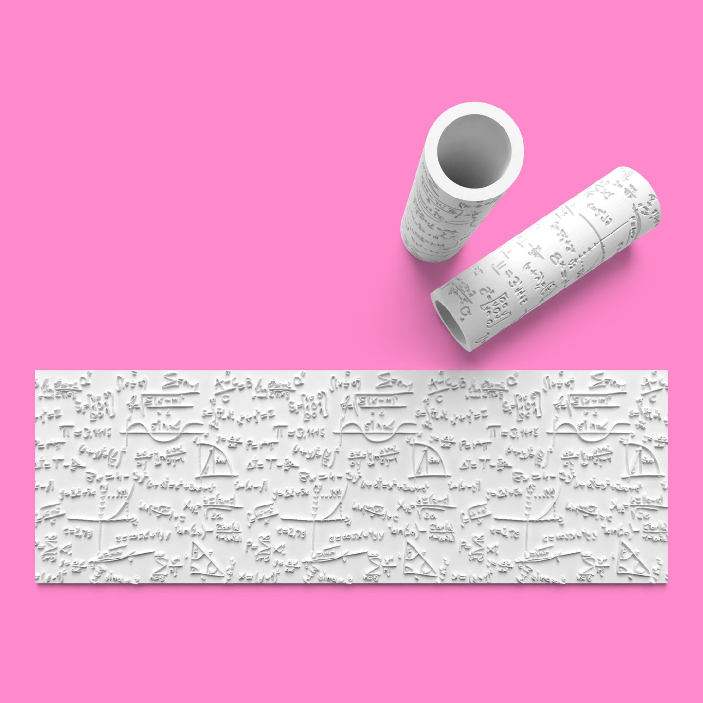 Math Design Emboss & Outboss Textured Rollers – STEM Baking Collection Set-1