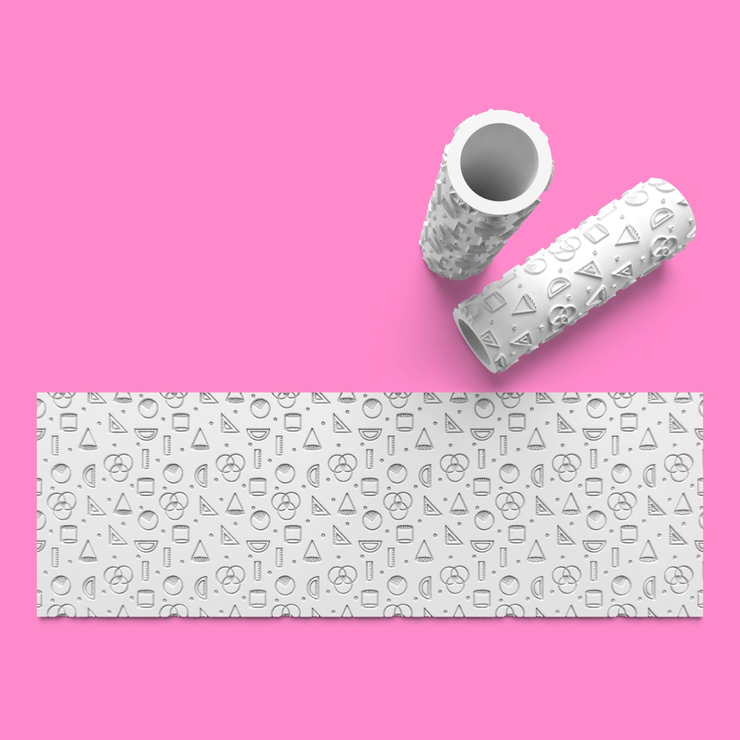 Math Design Emboss & Outboss Textured Rollers – STEM Baking Collection Set-3