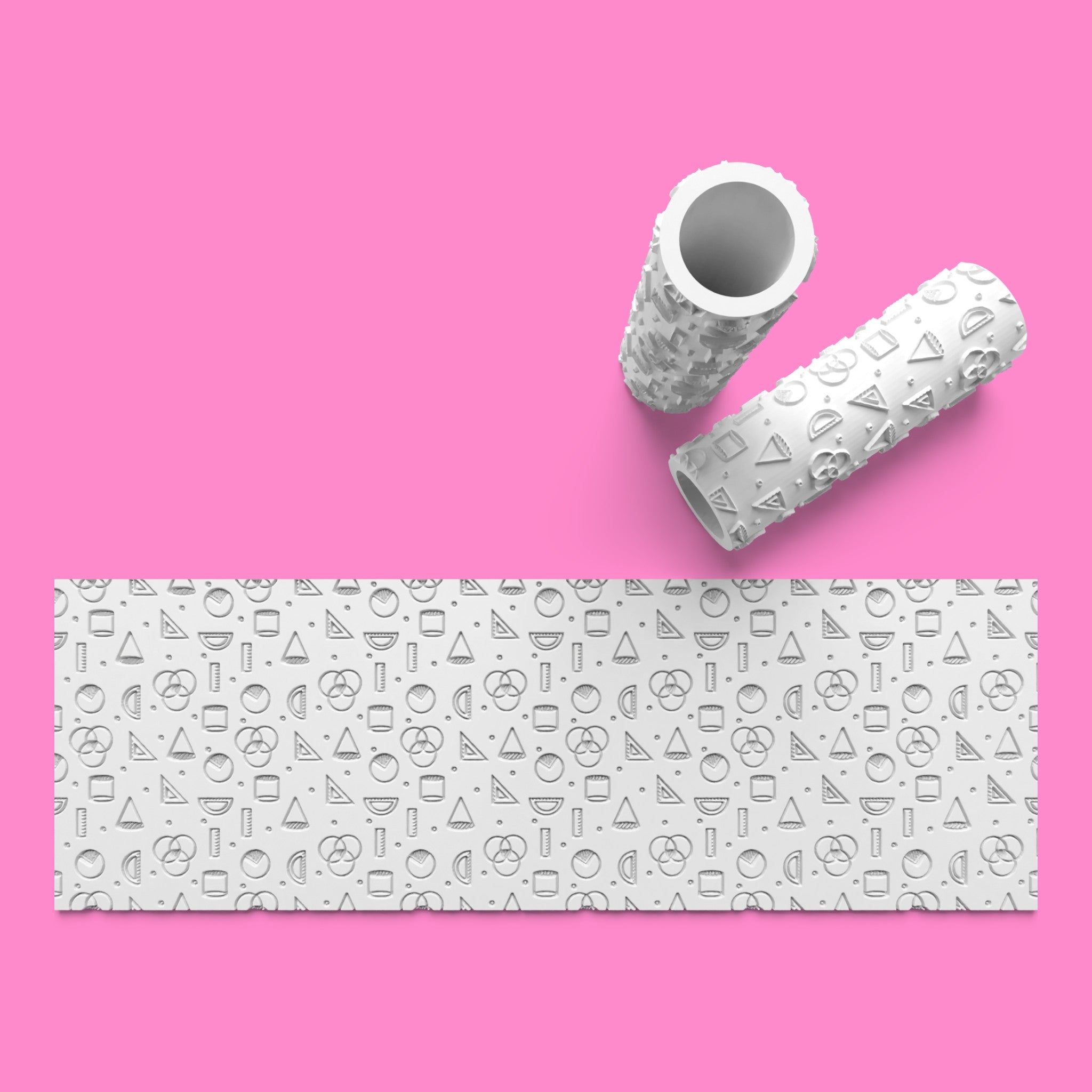 Math Design Emboss & Outboss Textured Rollers – STEM Baking Collection Set-3