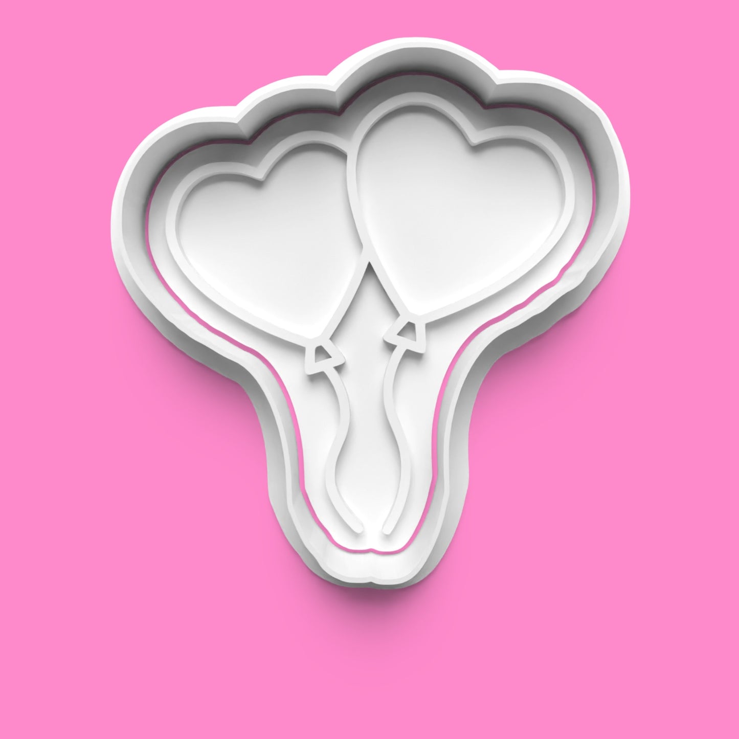 Balloon Theme Cookie Cutter & Embosser Stamp Set – Celebration & Party Collection