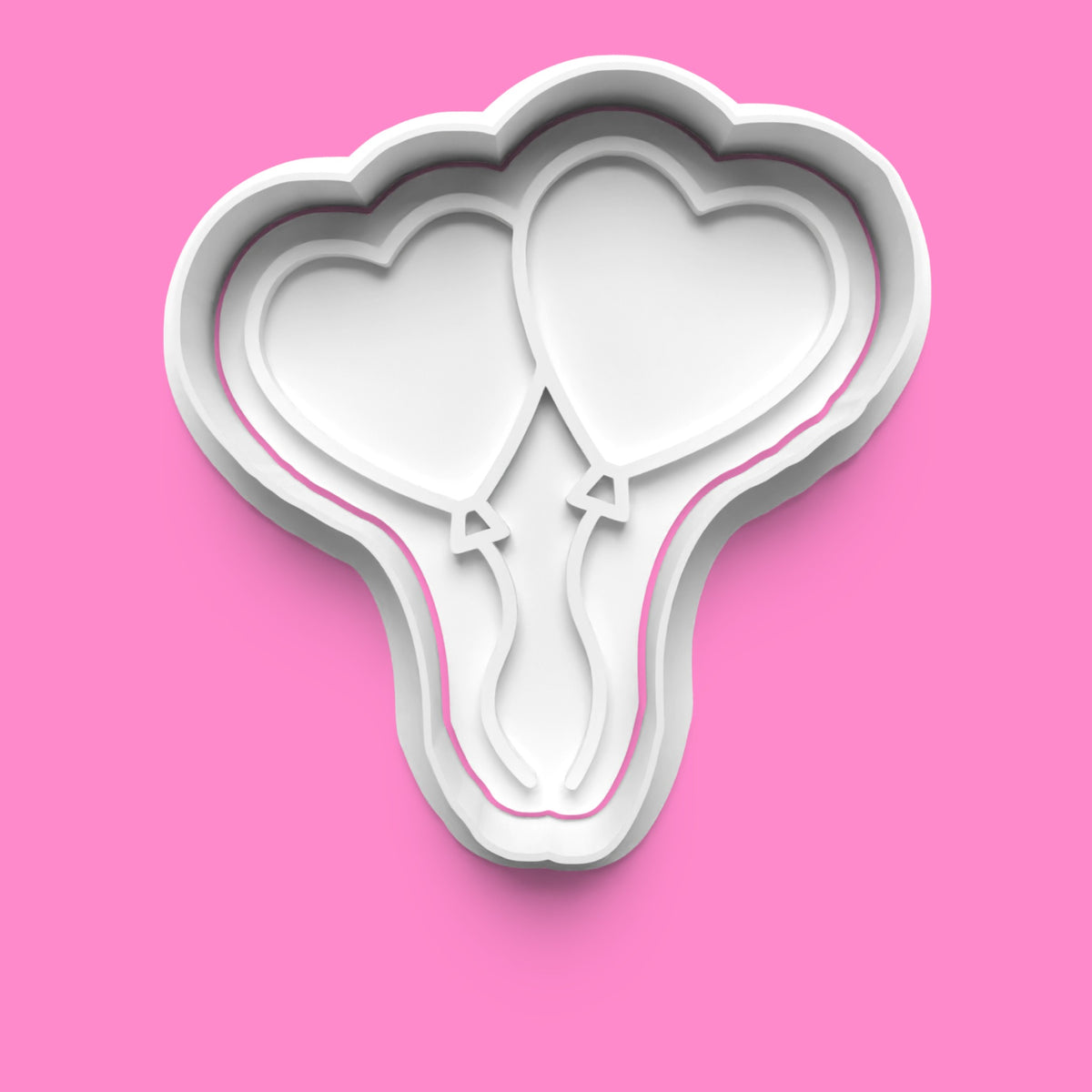 Balloon Theme Cookie Cutter & Embosser Stamp Set – Celebration & Party Collection