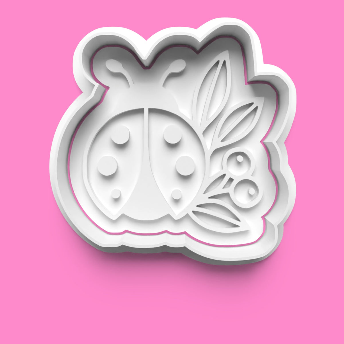 Ladybird Theme Cookie Cutter & Embosser Stamp Set – Cute & Nature-Inspired Collection