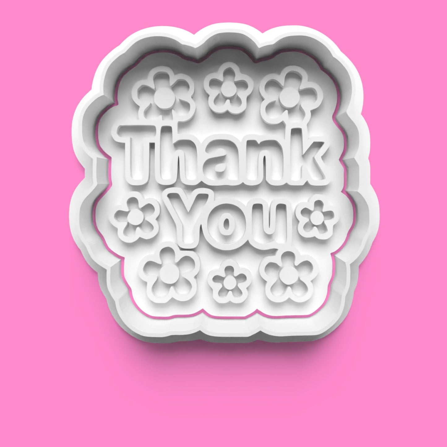 Thank You Cookie Cutter & Embosser Stamp Set – Gratitude & Appreciation Collection