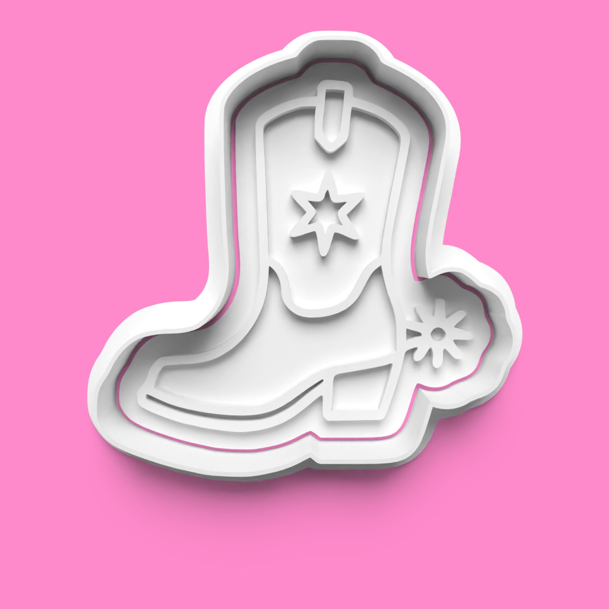 Cowgirl Theme Cookie Cutter & Embosser Stamp Set – Western Baking Collection