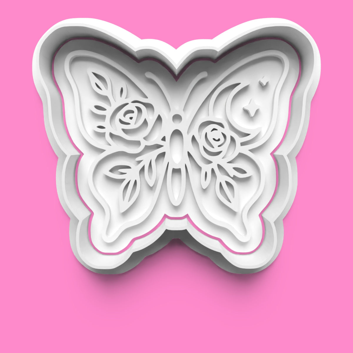 Butterfly Designs – Cookie Cutter & Embosser Stamp Collection Set-2