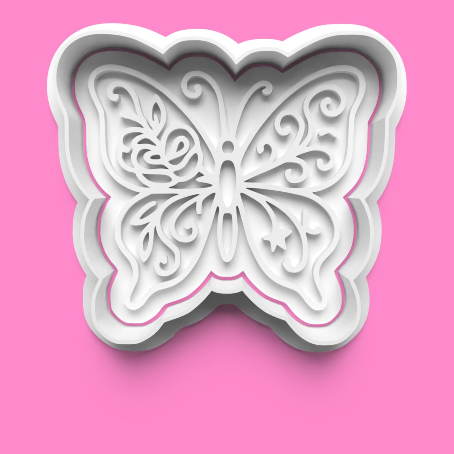Butterfly Designs – Cookie Cutter & Embosser Stamp Collection Set-2