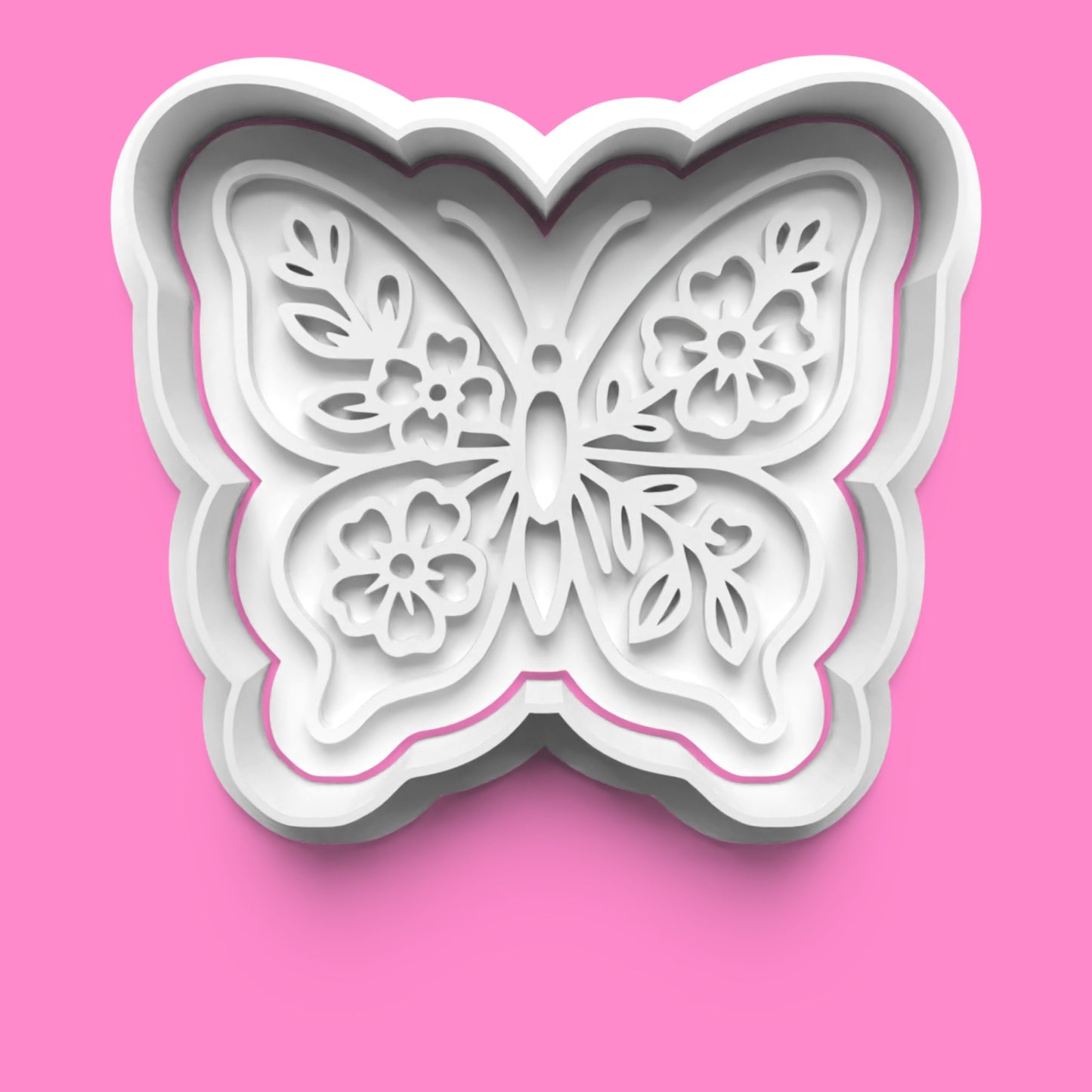 Butterfly Designs – Cookie Cutter & Embosser Stamp Collection Set-2