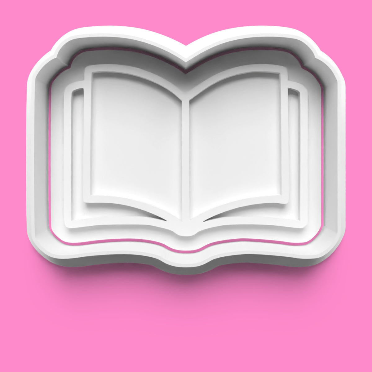 Book Designs Cookie Cutter & Embosser Stamp Set – Literary & Storybook Collection