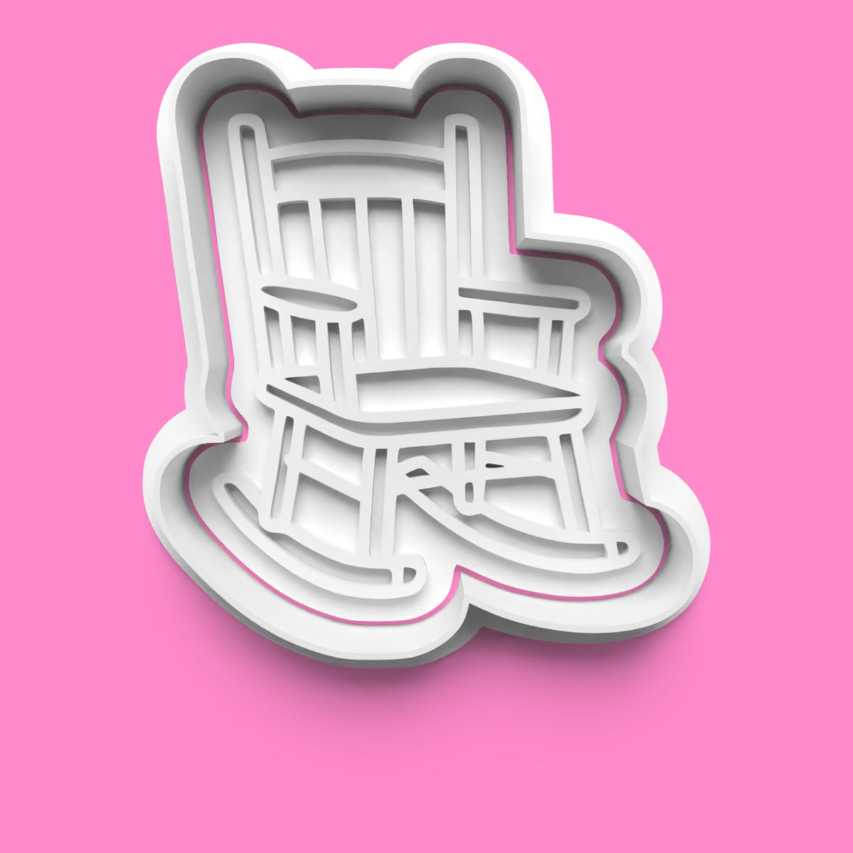 Grandparents Cookie Cutter & Embosser Stamp Set – Grandad, Grandma, Rocking Chair & Knitting