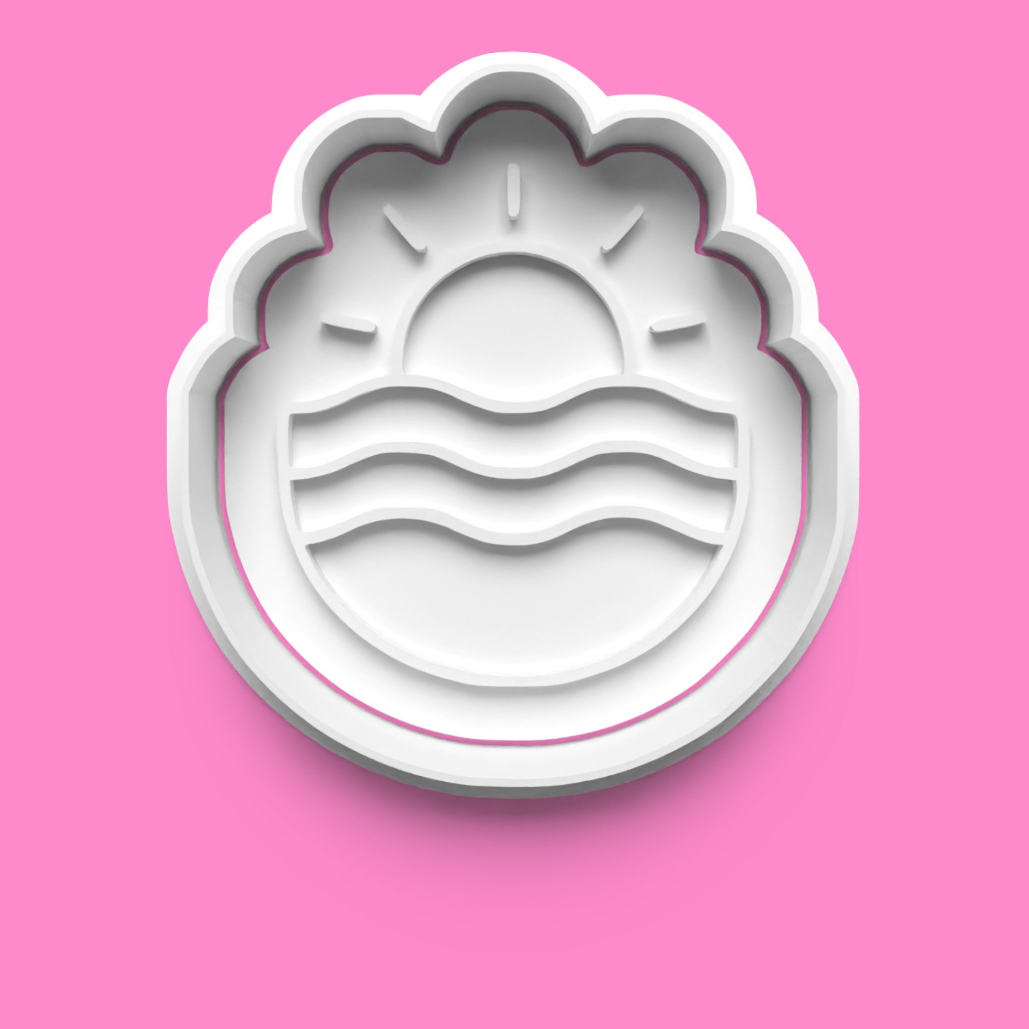 Tropical Vibe Cookie Cutter & Embosser Stamp Set – Island Escape Collection