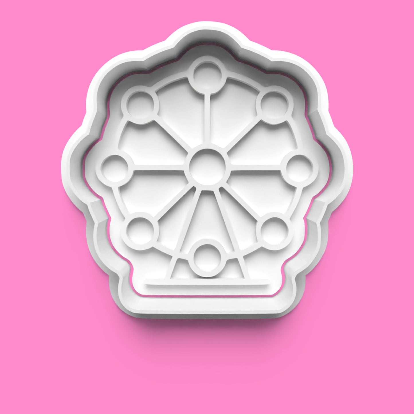 Amusement Park Cookie Cutter & Embosser Stamp Set – Fairground Fun Collection
