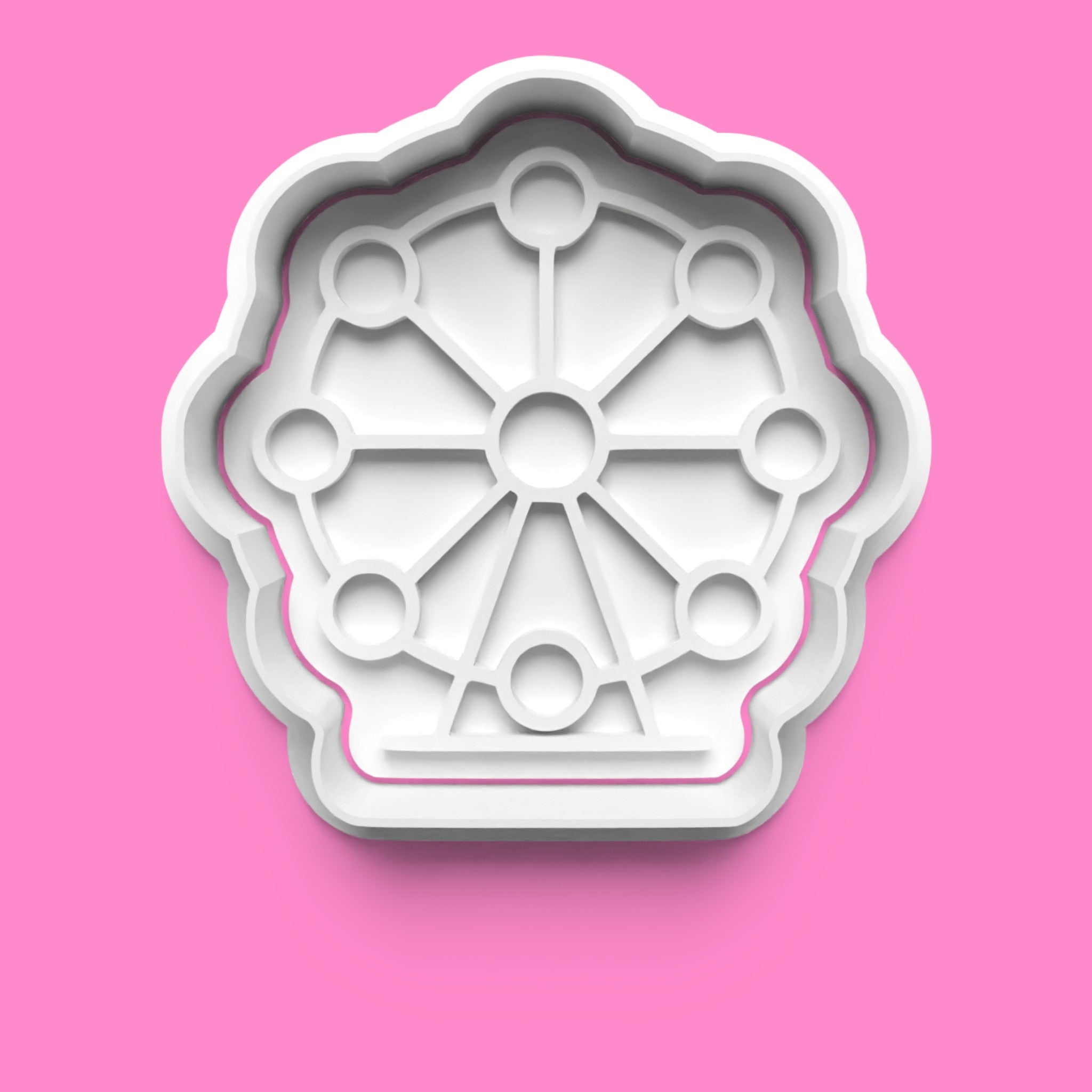 Amusement Park Cookie Cutter & Embosser Stamp Set – Fairground Fun Collection