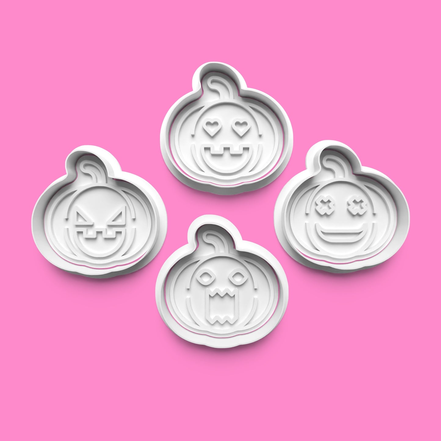 Pumpkin Faces – Cookie Cutter & Embosser Stamp Set