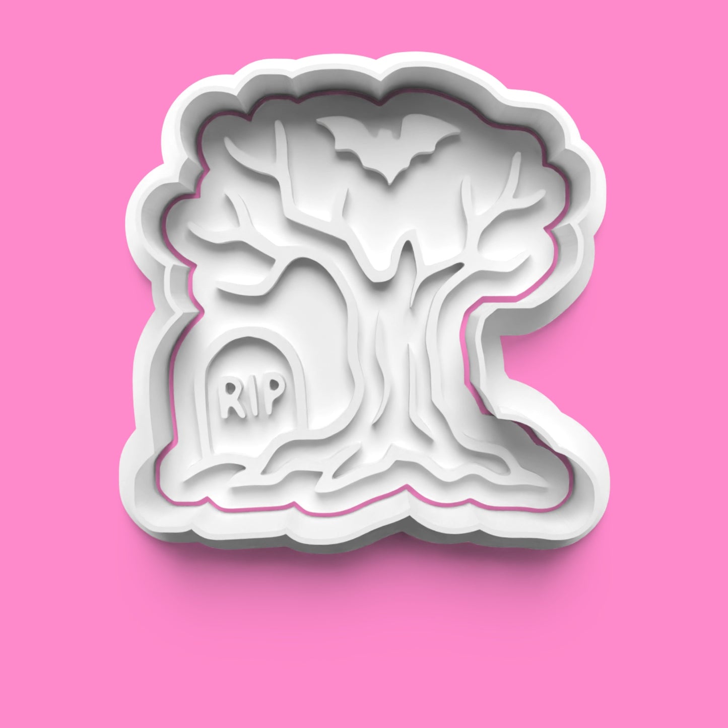 Haunted Tree Cookie Cutter & Embosser Set