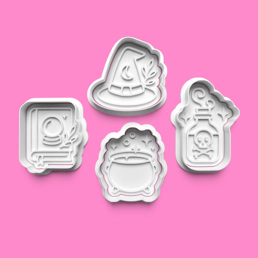 Witch’s Essentials – Cookie Cutter & Embosser Set