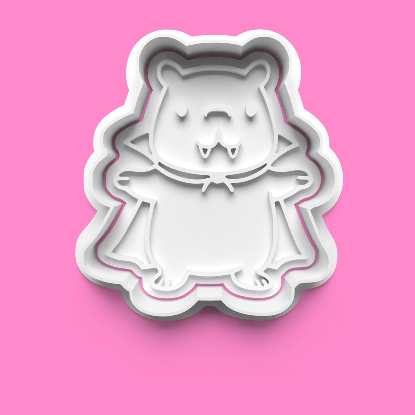 Halloween Capybara Cookie Cutter & Embosser Set (Set of 4 – Witchy & Spooky Designs)