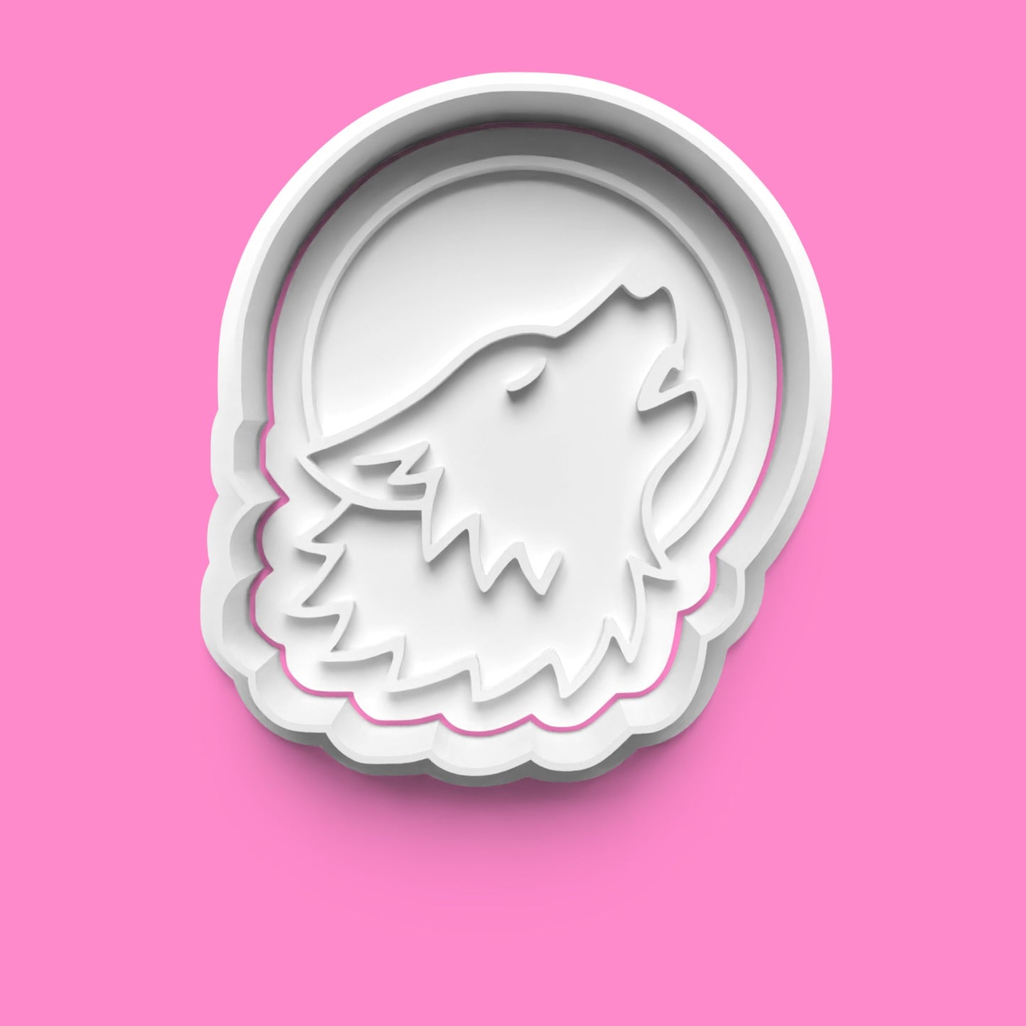 Werewolf Cookie Cutter Set – Halloween Embosser Set of 4 (Paw, Claw, Howl & Wolfsbane)