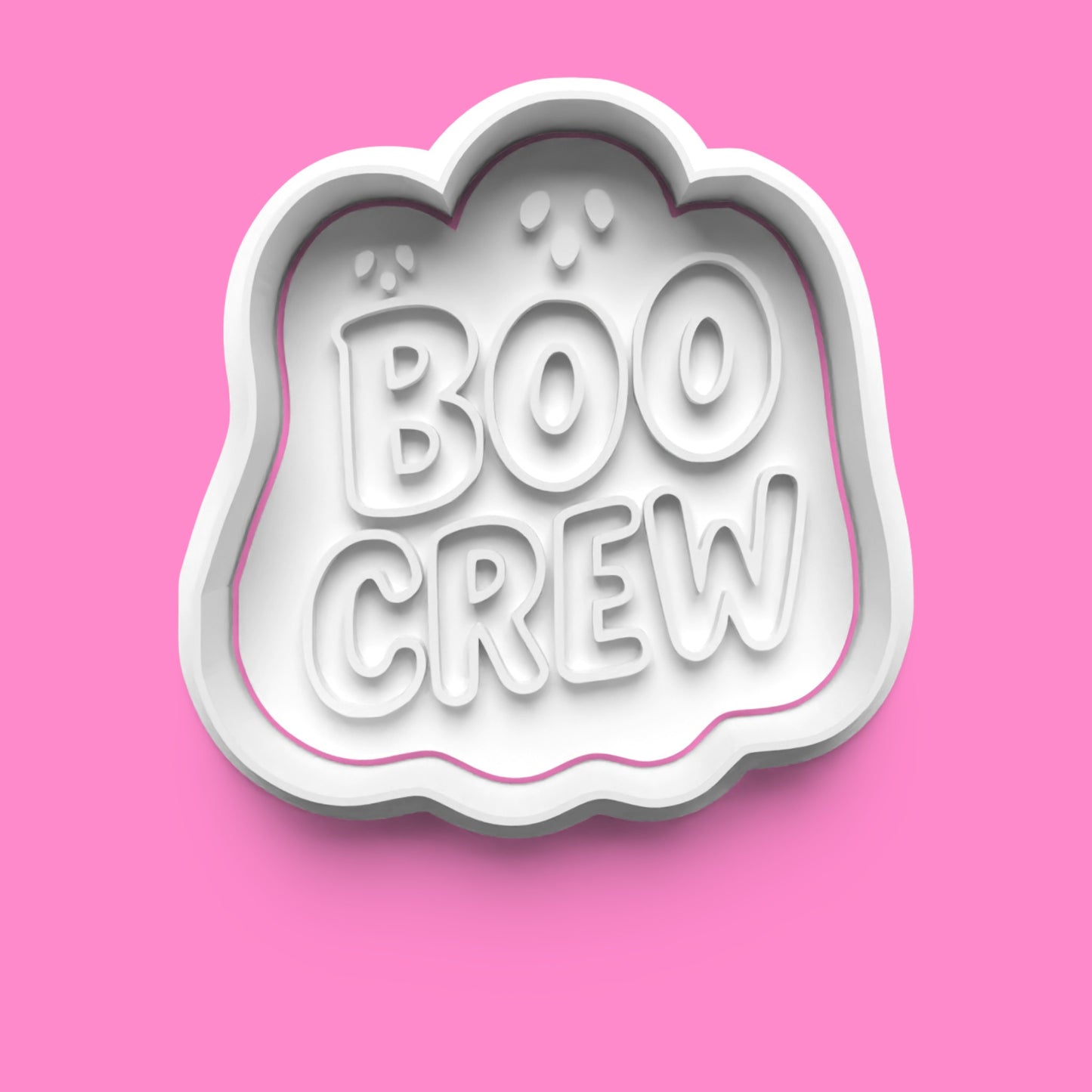 Spooky Sayings Cookie Cutter Set – 4 Halloween Embossers (Wicked, Hocus Pocus, Boo Crew, Stay Spooky)